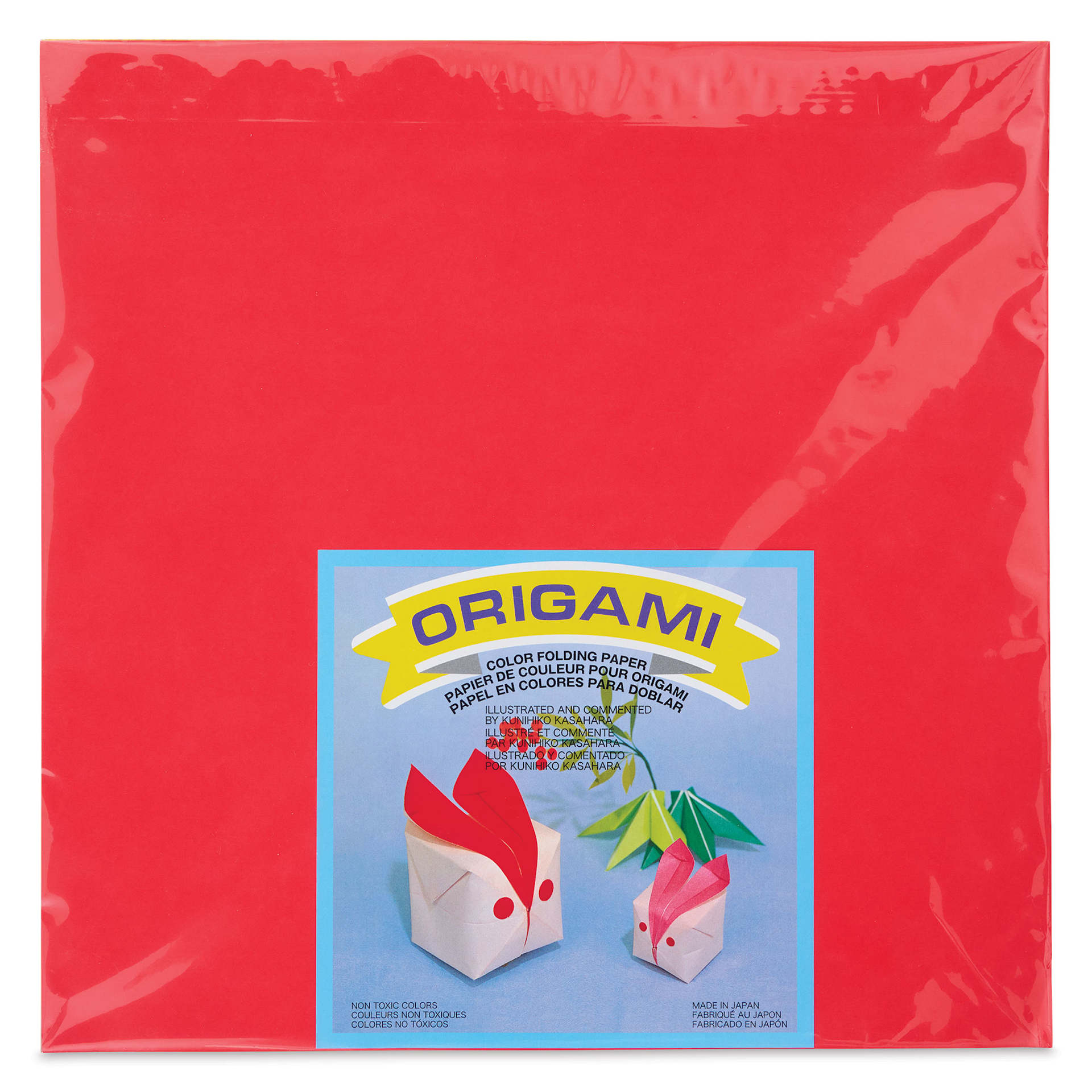 Aitoh Basic Origami Pack - 12" x 12", Pkg of 50 Sheets (front of packaging)
