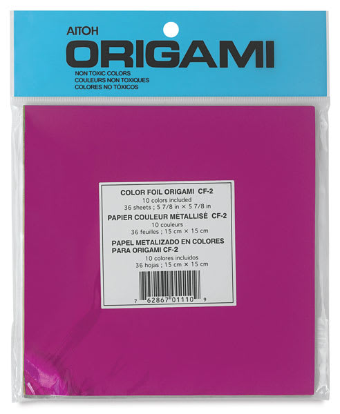 Color Foil Origami Paper - Front of package with label
