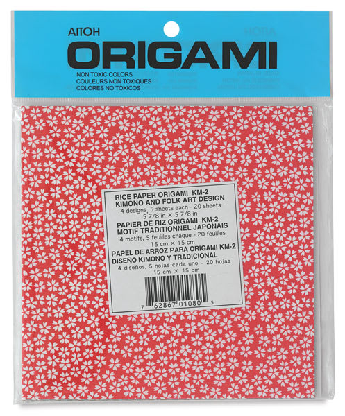 Kimono and Folk Art Origami Paper - Front of package