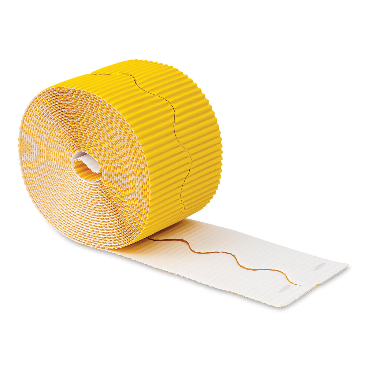 Bordette Scalloped Border - 2-1/4" x 50 ft, Canary Yellow