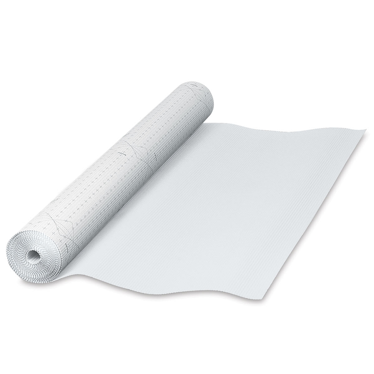 Corrugated Paper - 48" x 25 ft, White, Roll