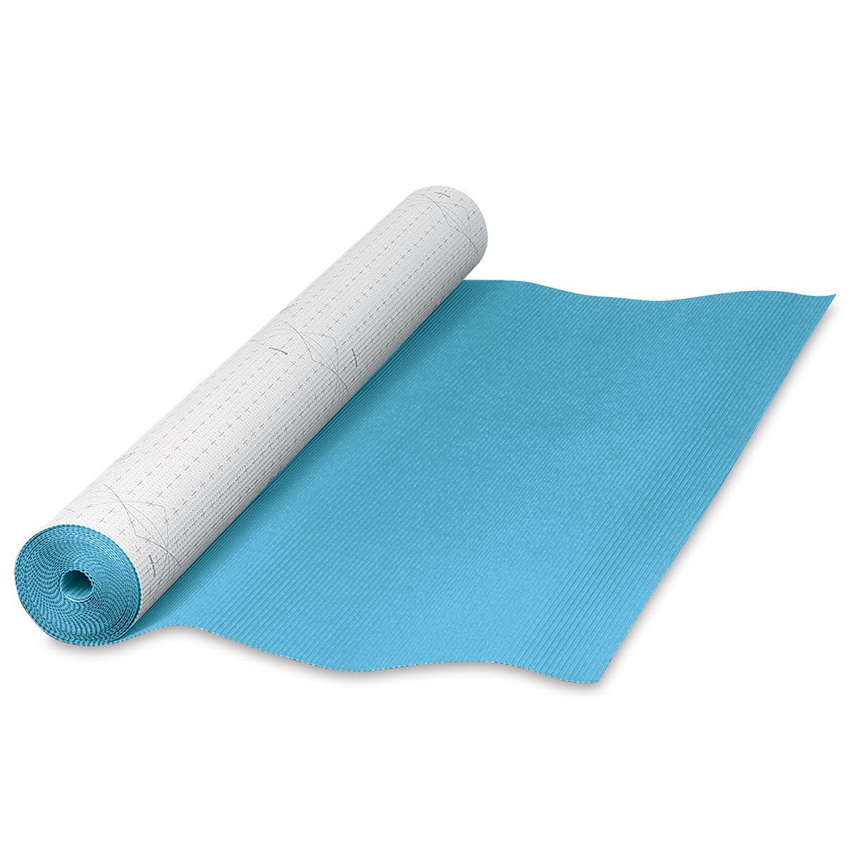 Corrugated Paper - 48" x 25 ft, Brite Blue, Roll
