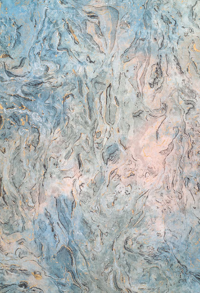 Marbled Momi Decorative Paper - Full sheet example of Opal Paper