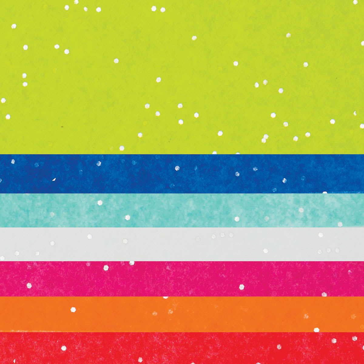 Spectra Kolorfast Tissue - Assorted sheets shown from Glitter sheet package