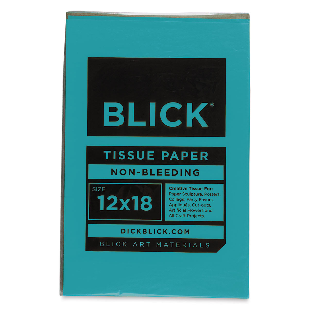 Blick Art Tissue - 12" x 18", Turquoise, 50 Sheets