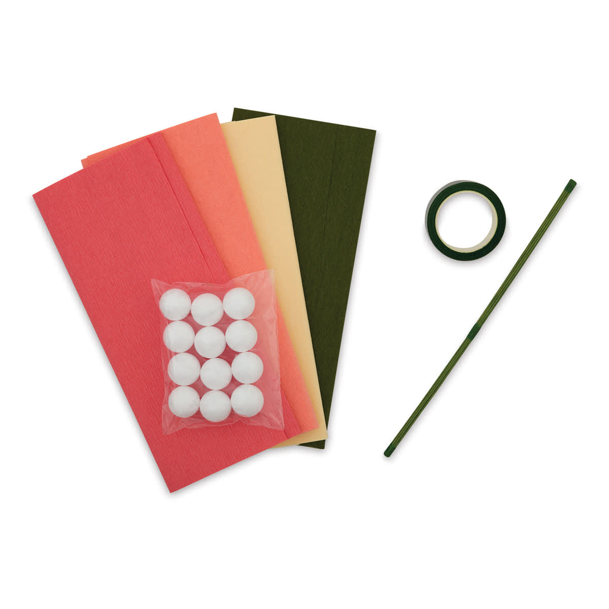 Lia Griffith Crepe Paper Flower Kit - Peony, 29 Pieces