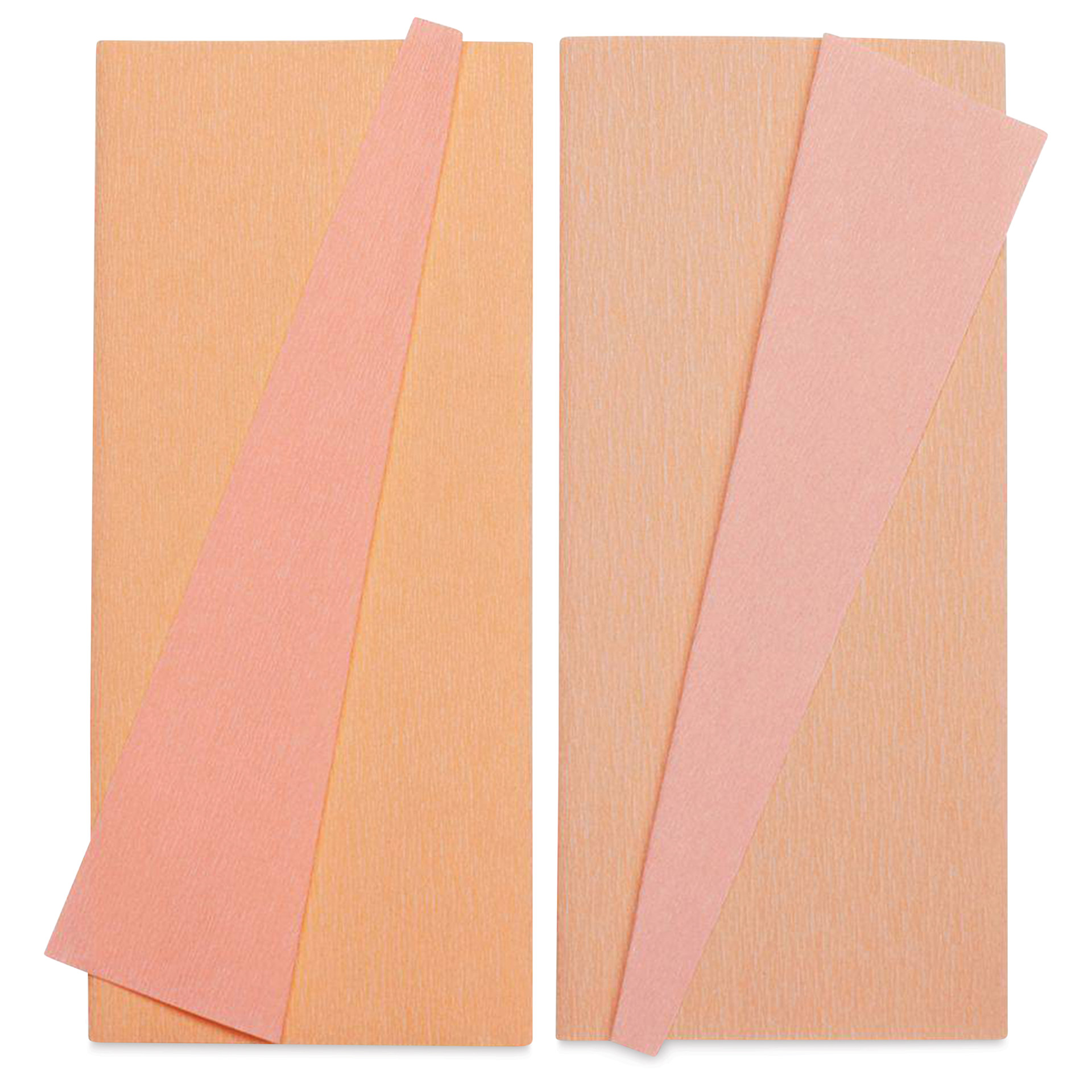 Lia Griffith Crepe Paper - Double-Sided Sheets, Coral, Pkg of 2