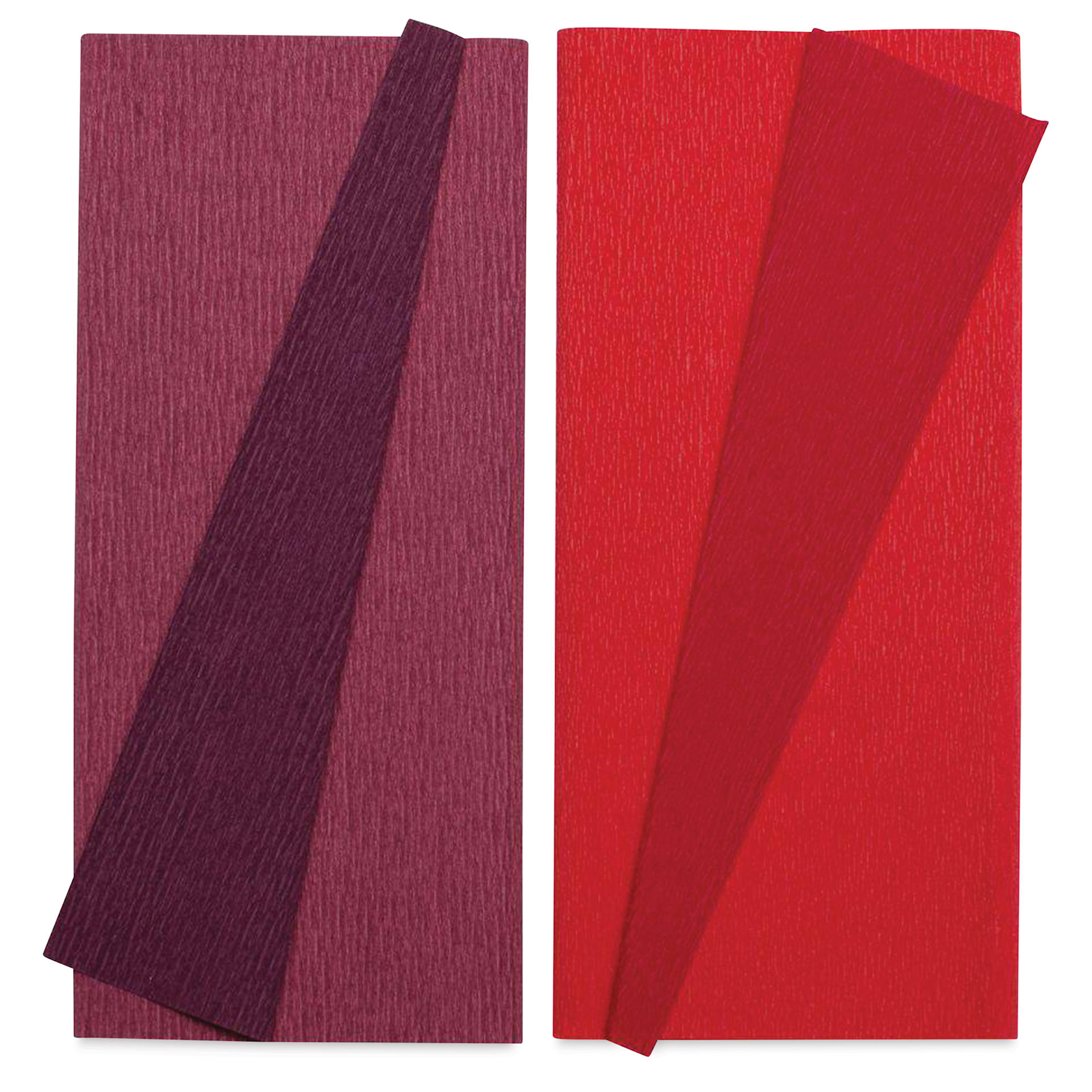 Lia Griffith Crepe Paper - Double-Sided Sheets, Cherry, Pkg of 2
