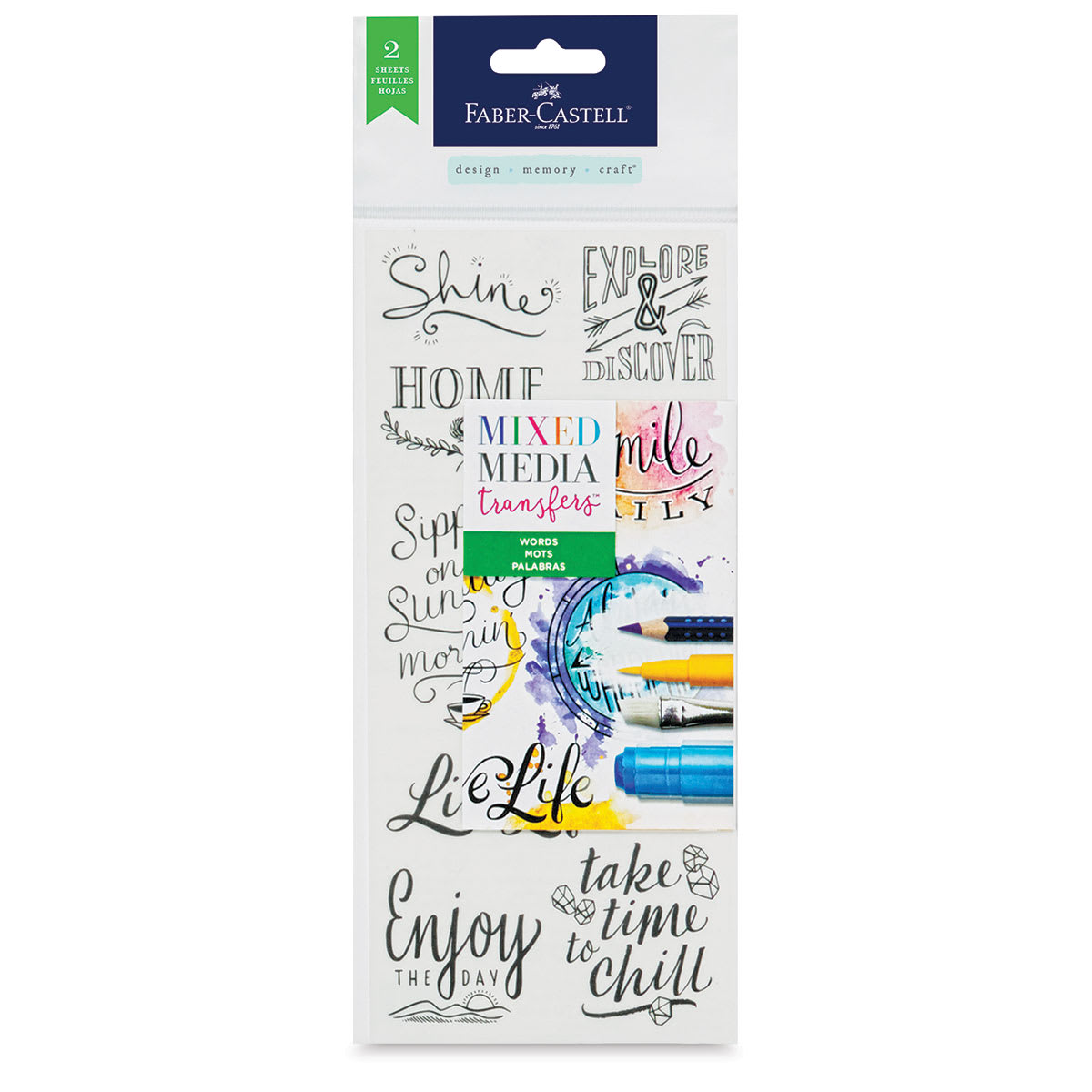 Faber-Castell Design Memory Craft Mixed Media Transfers