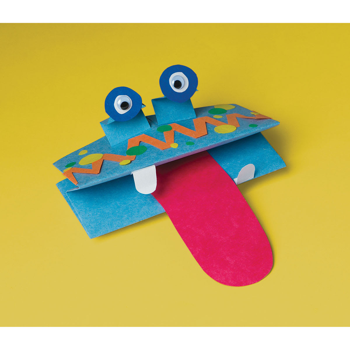 Prang Medium Weight Construction Paper (blue monster with tongue sticking out)