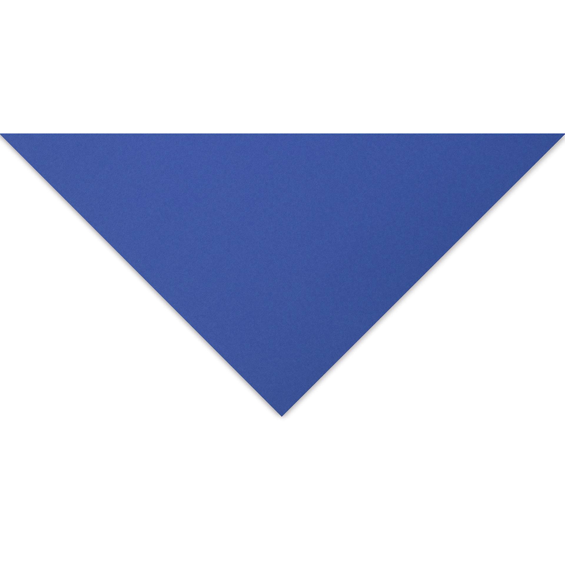 Blick Premium Cardstock - 19-1/2" x 27-1/2", Ultramarine Blue, Single Sheet (close-up of corner)
