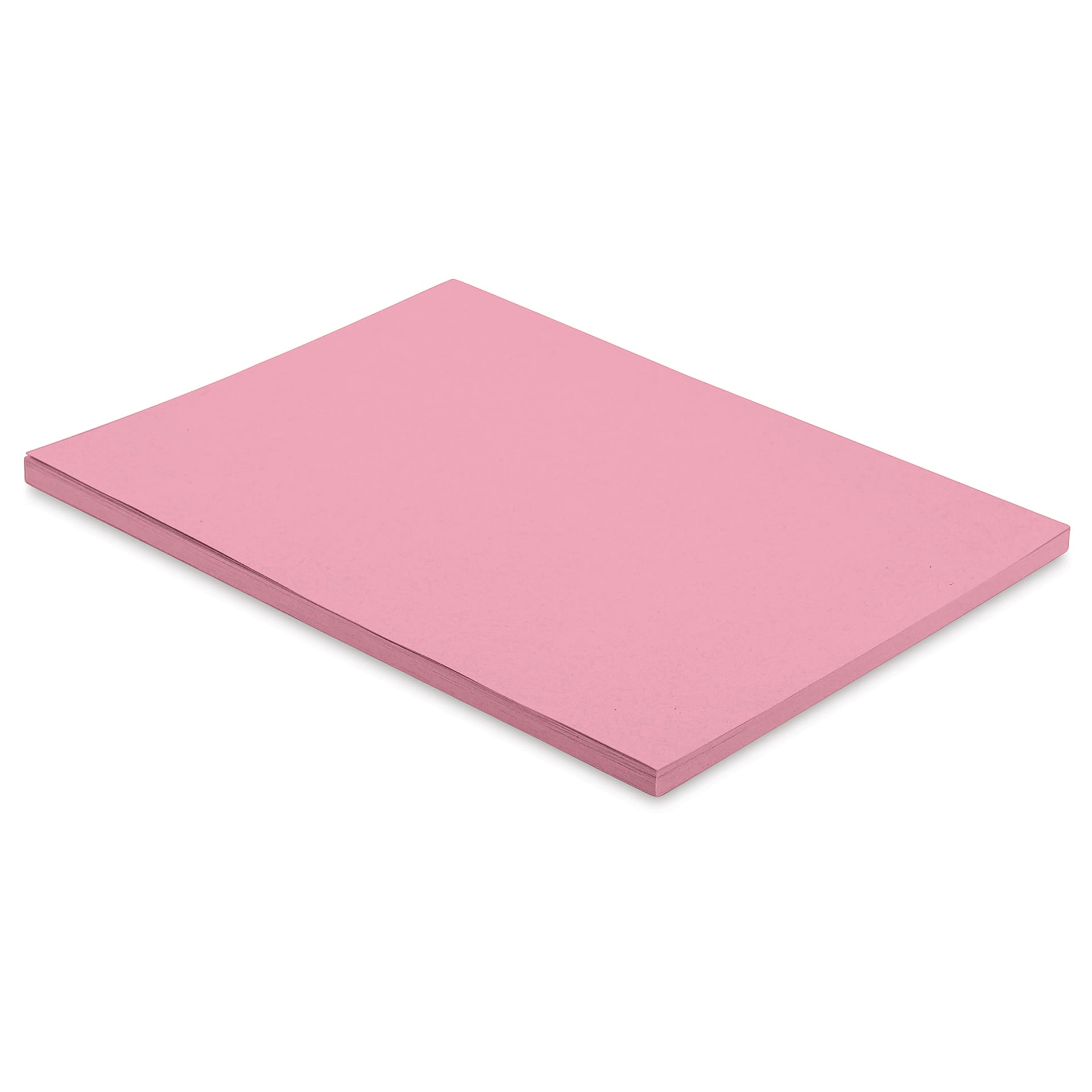 Blick Premium Colored Art Paper - 9" x 12", Pink, 50 Sheets, stacked
