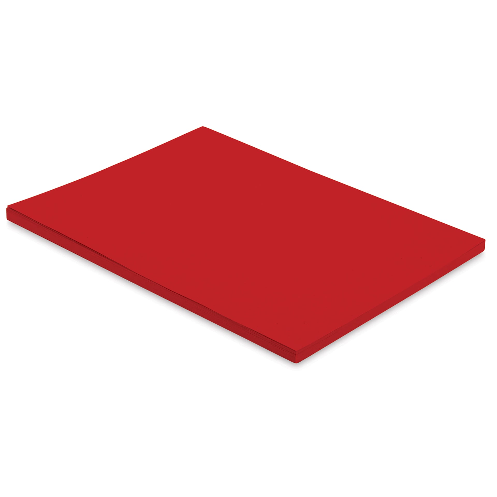 Blick Premium Colored Art Paper - 9" x 12", Red, 50 Sheets, stacked
