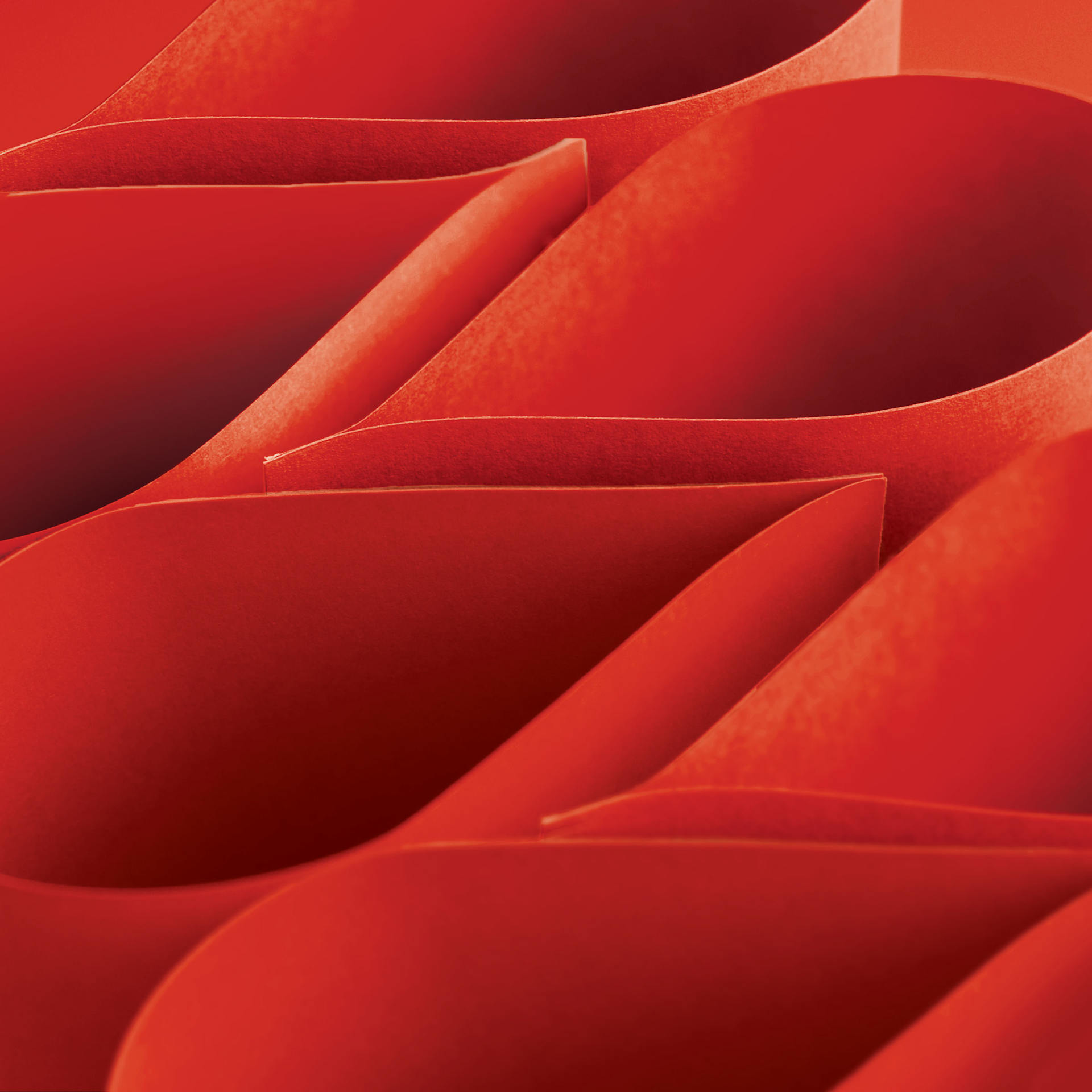 Blick Premium Colored Art Paper - 9" x 12", Red, 50 Sheets, curved sheets