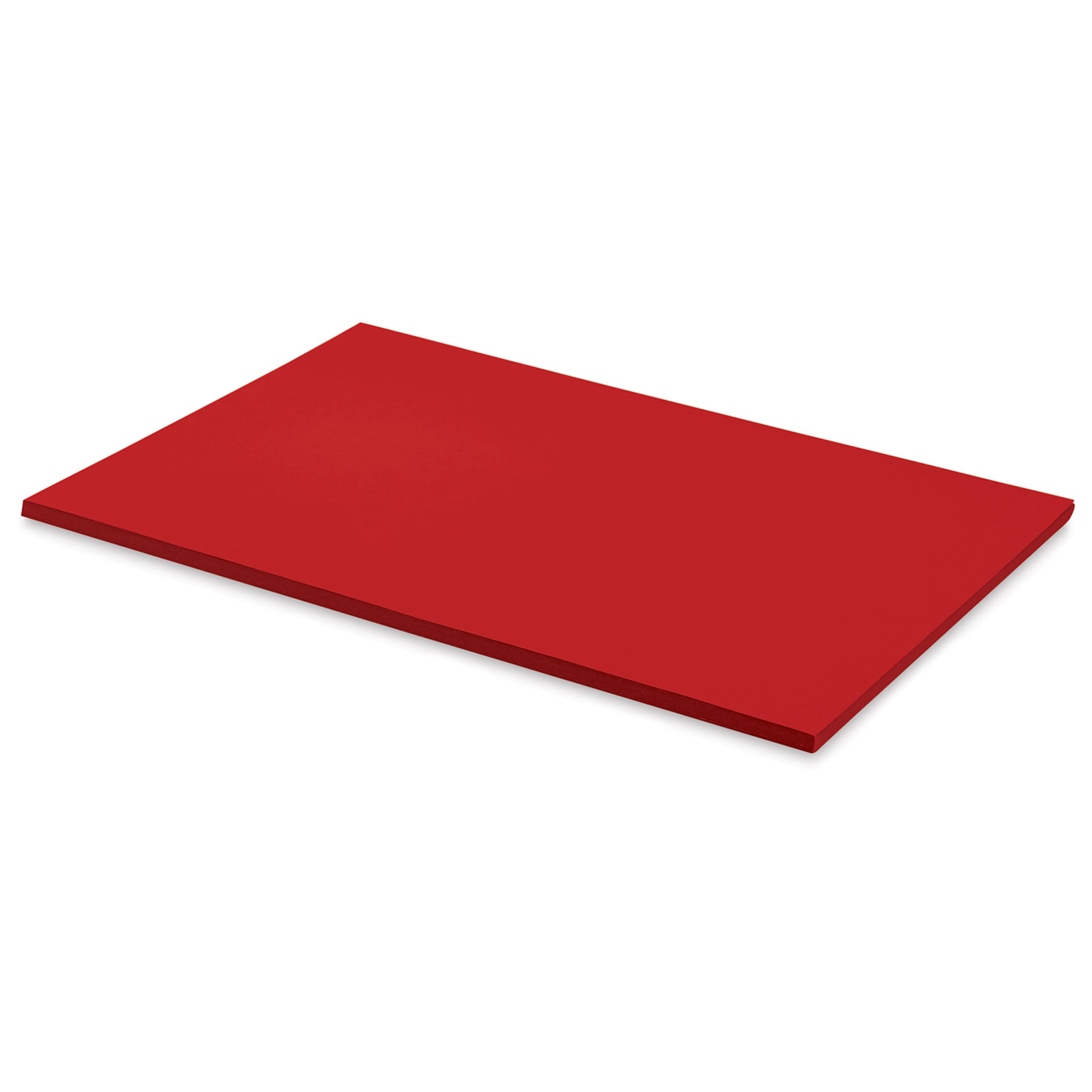 Blick Premium Colored Art Paper - 12" x 18", Red, 50 Sheets, stacked
