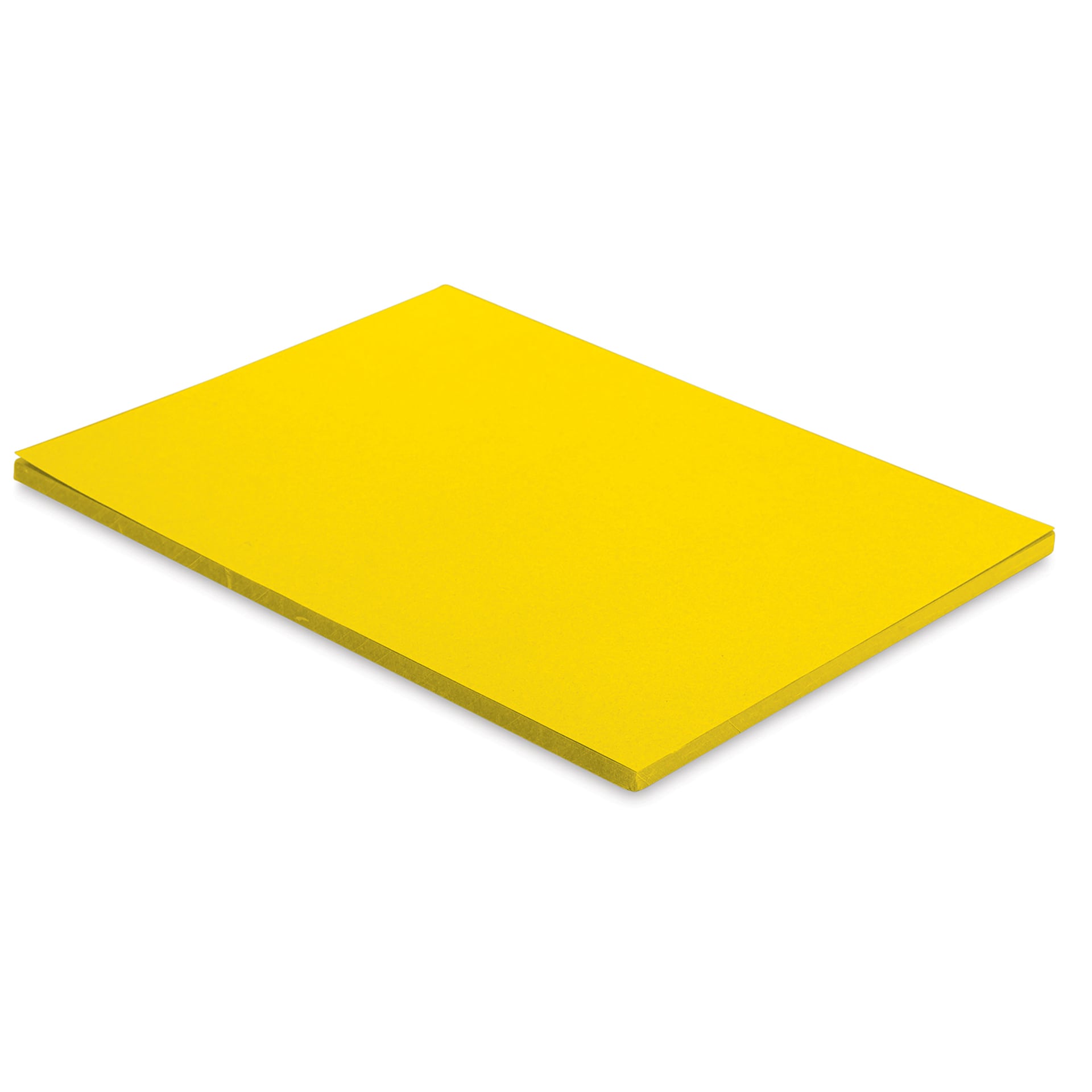 Blick Premium Colored Art Paper - 9" x 12", Yellow, 50 Sheets, stacked