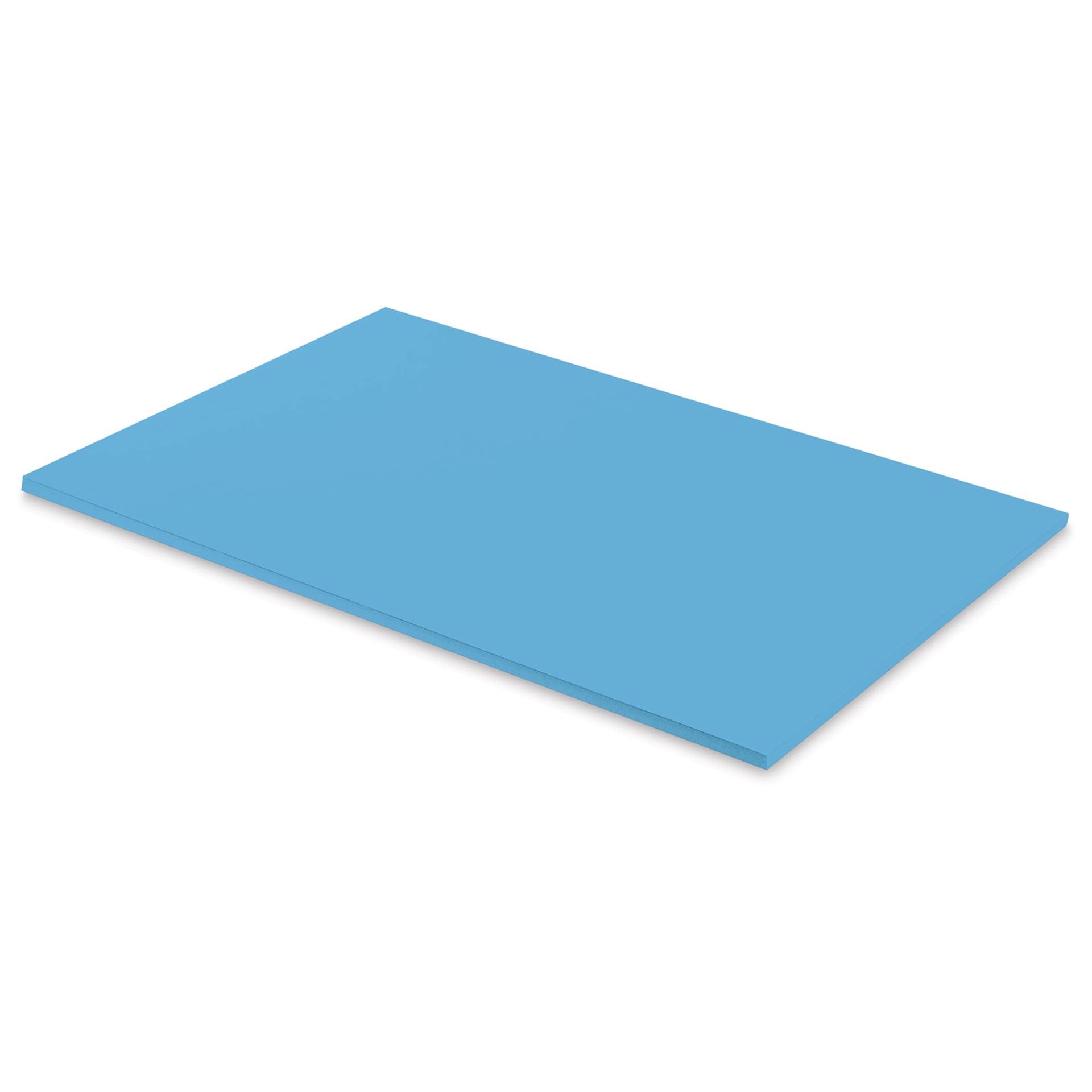 Blick Premium Colored Art Paper - 12" x 18", Sky Blue, 50 Sheets, stacked