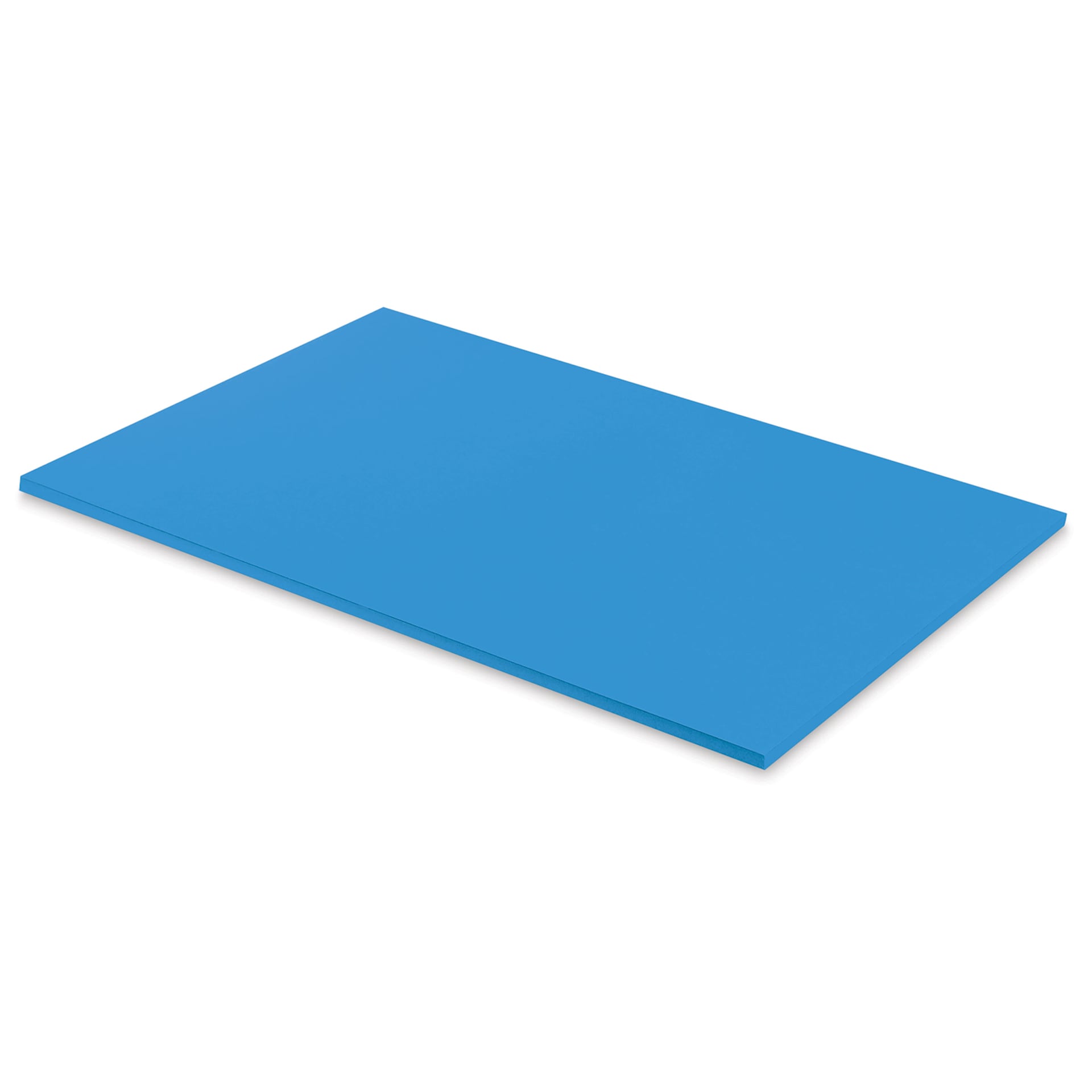 Blick Premium Colored Art Paper - 12" x 18", Turquoise, 50 Sheets, stacked