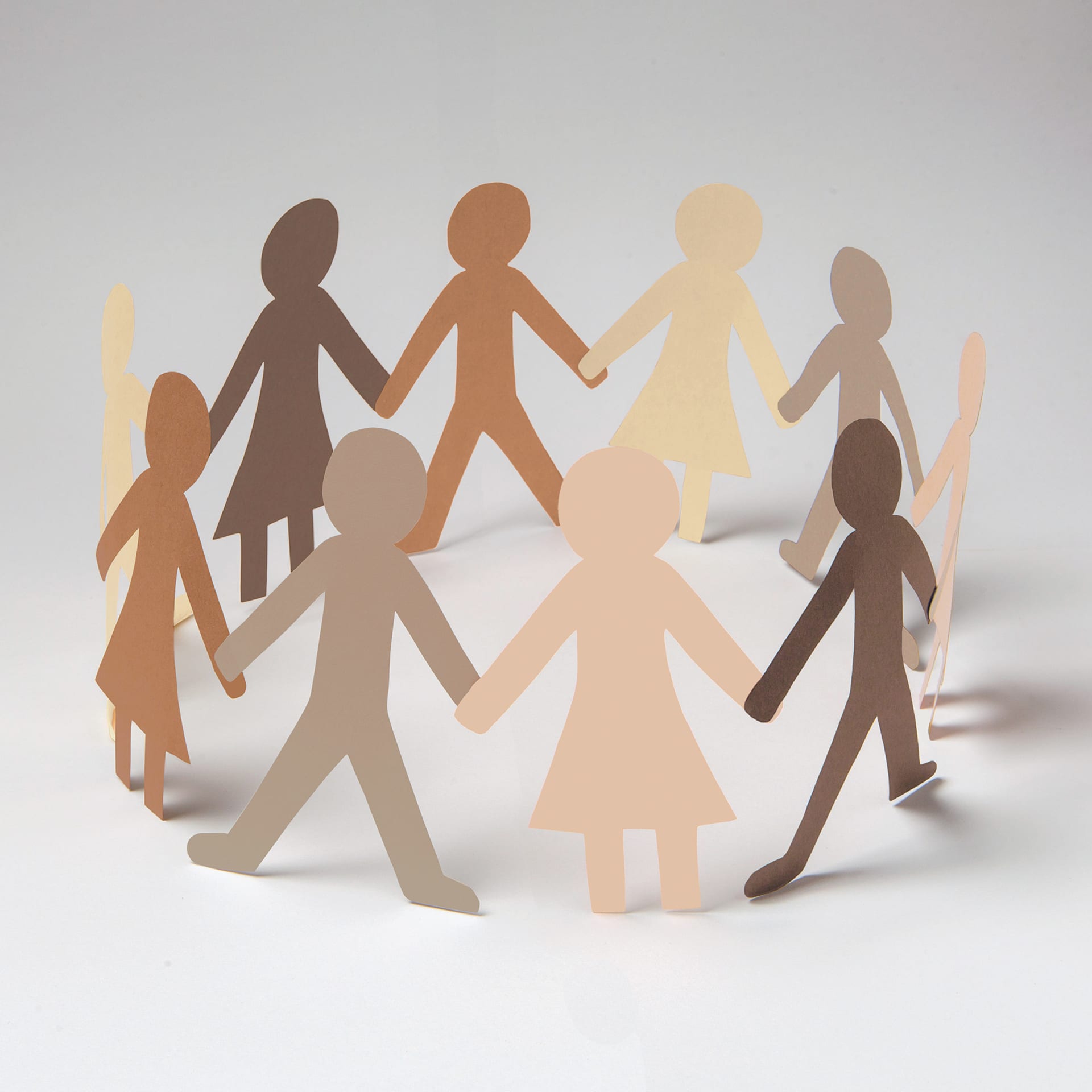 Prang Shades of Me Construction Paper (paper figures in a circle)
