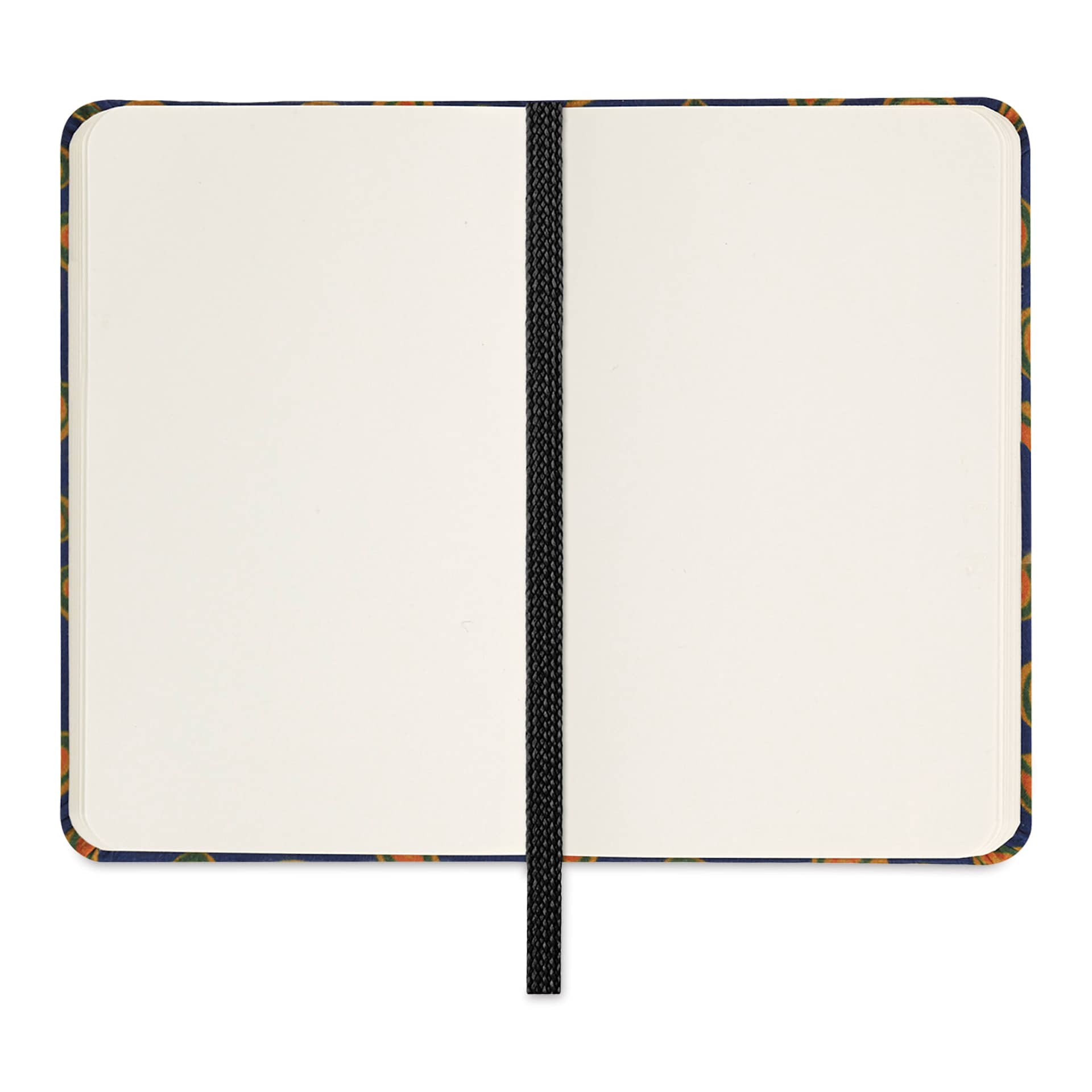 Moleskine Limited Edition Professional Silk Notebook, 2.5" x 4.25", Blue, 176 pages, open
