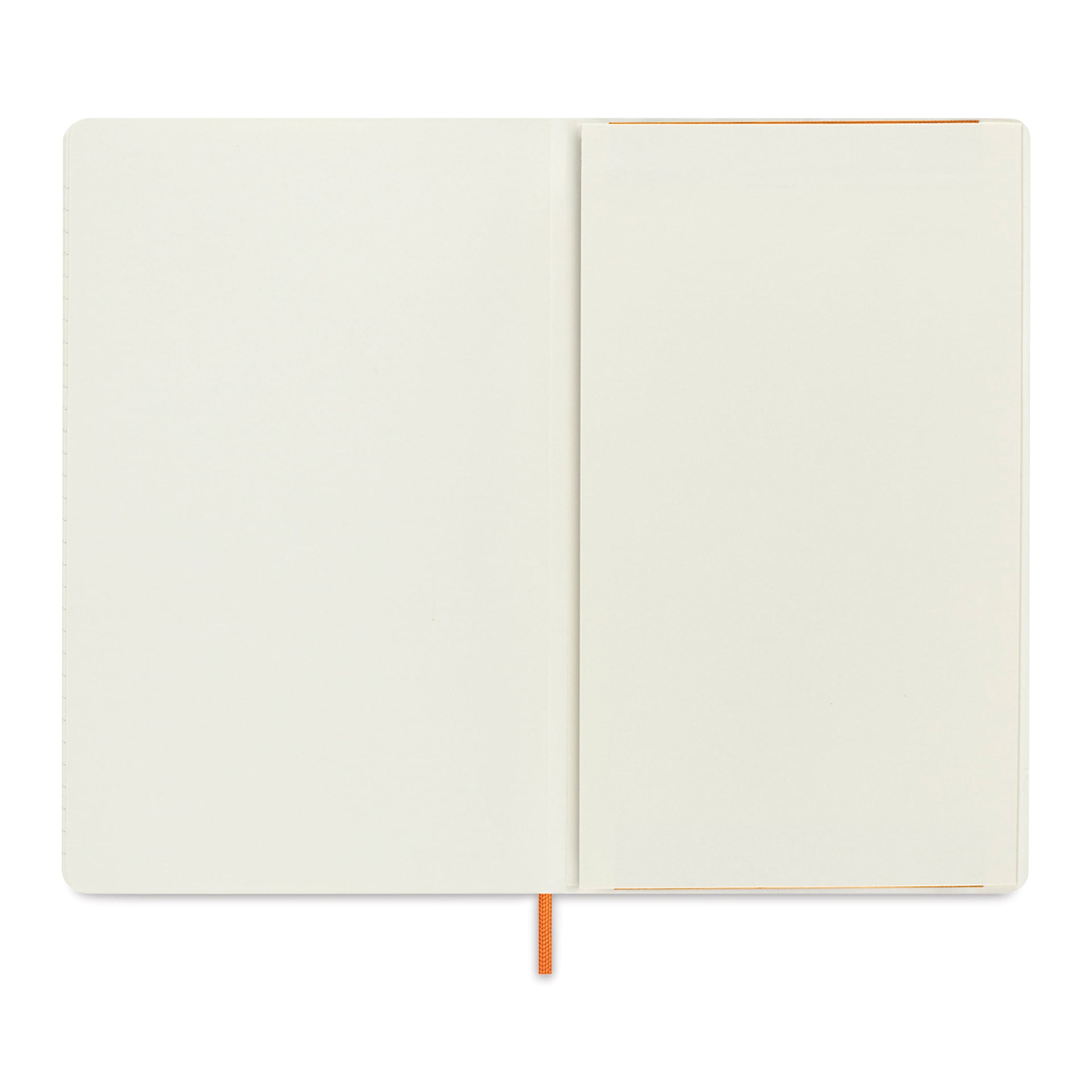 Moleskine Precious and Ethical Vegan Leather Notebook - 5" x 8-1/4", Ruled, Orange, 176 Pages