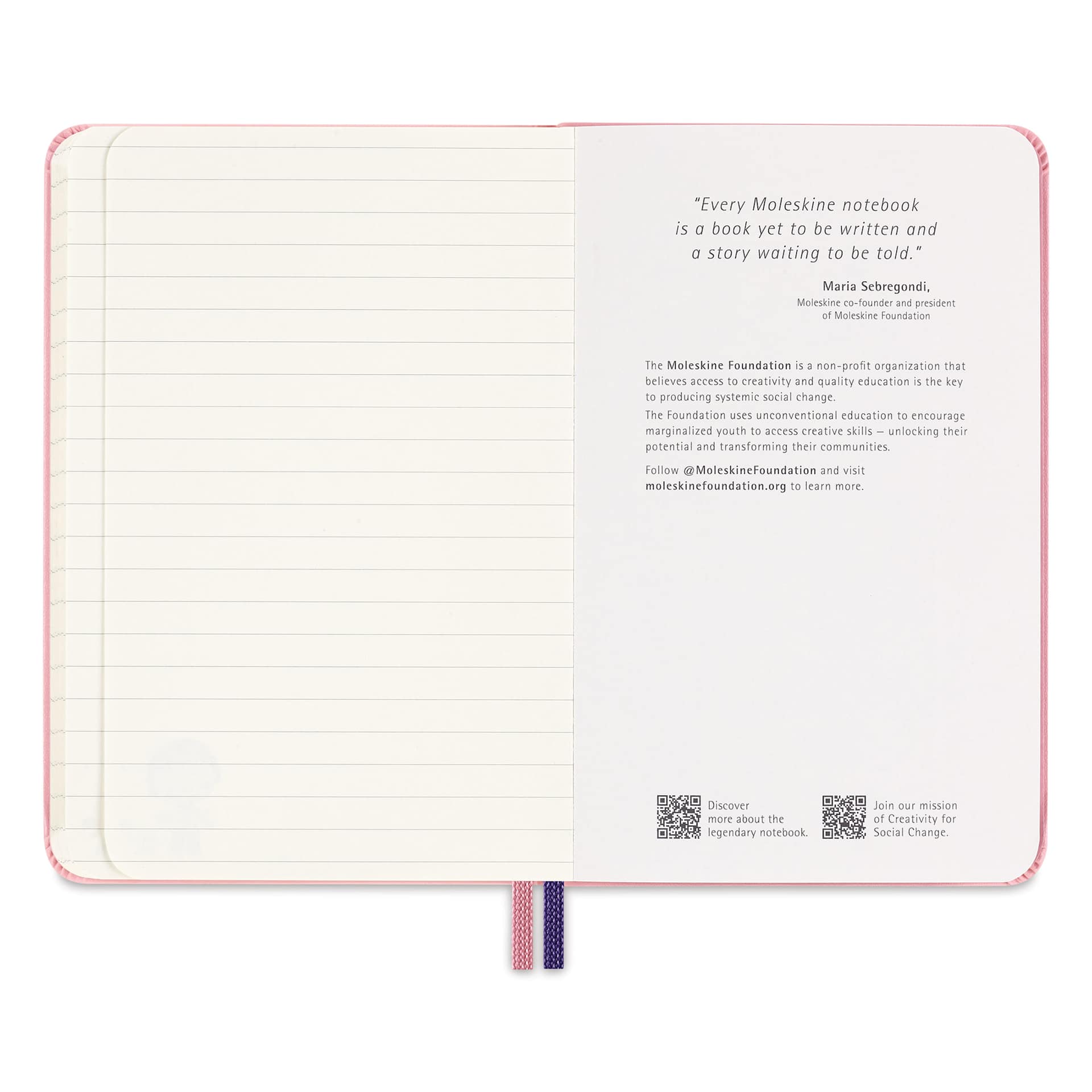 Moleskine Limited Edition Sakura Notebook by Momoko Sakura, inside back cover