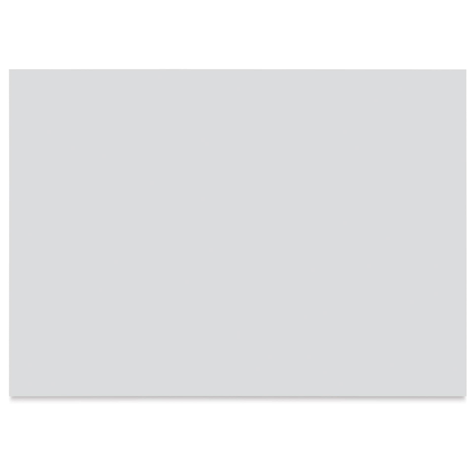 Clairefontaine Pastelmat Mounted Board - Maize, 9-1/2" x 12-1/2", back of the board