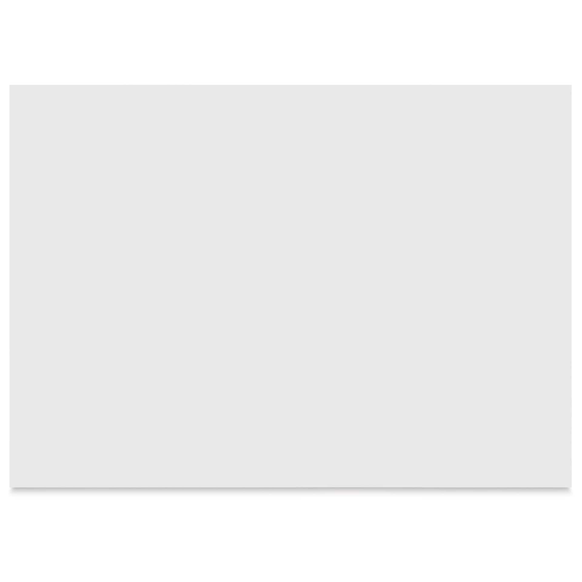 Clairefontaine Pastelmat Mounted Board - Light Blue, 9-1/2" x 12-1/2", back of the board