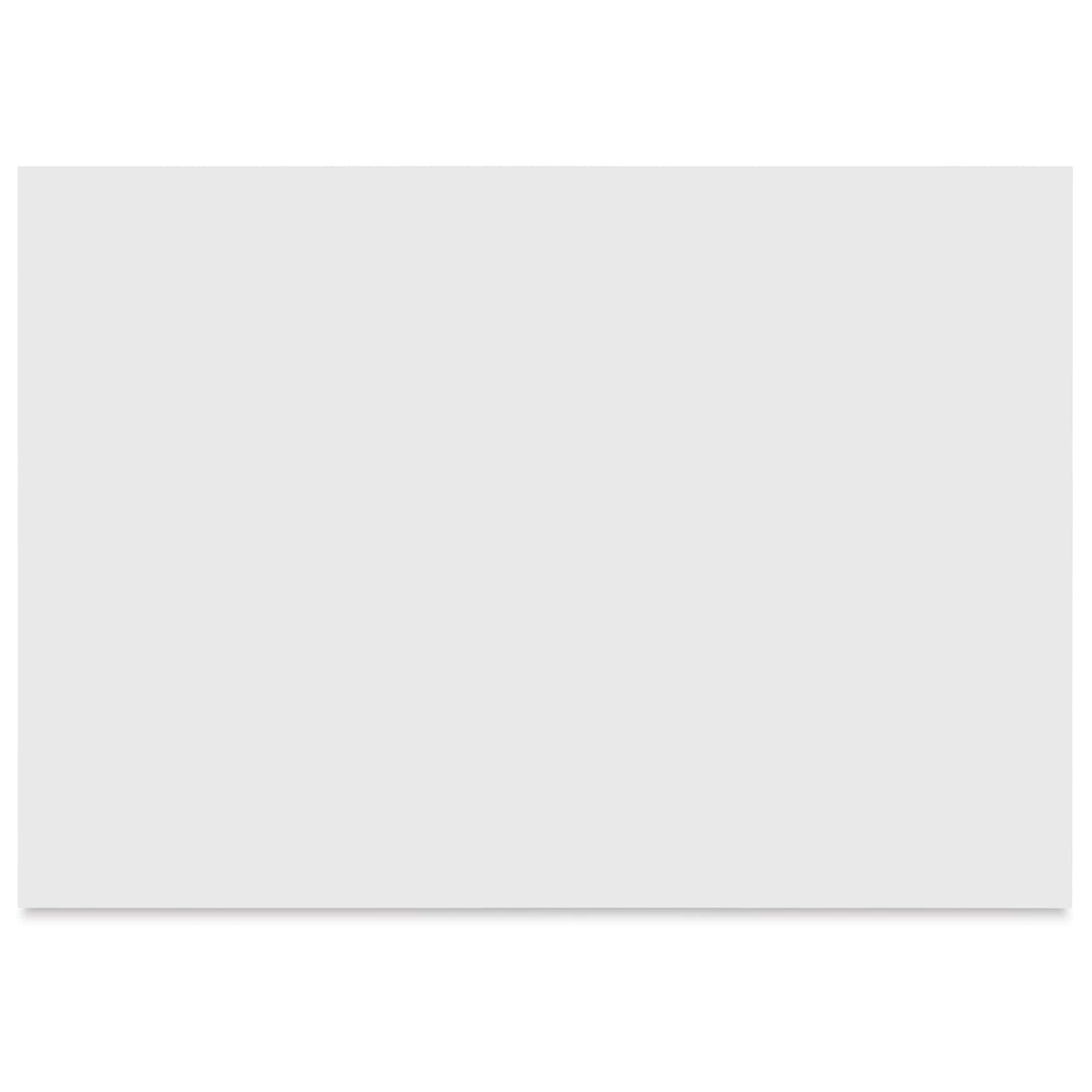 Clairefontaine Pastelmat Mounted Board - Dark Blue, 9-1/2" x 12-1/2", back of the board