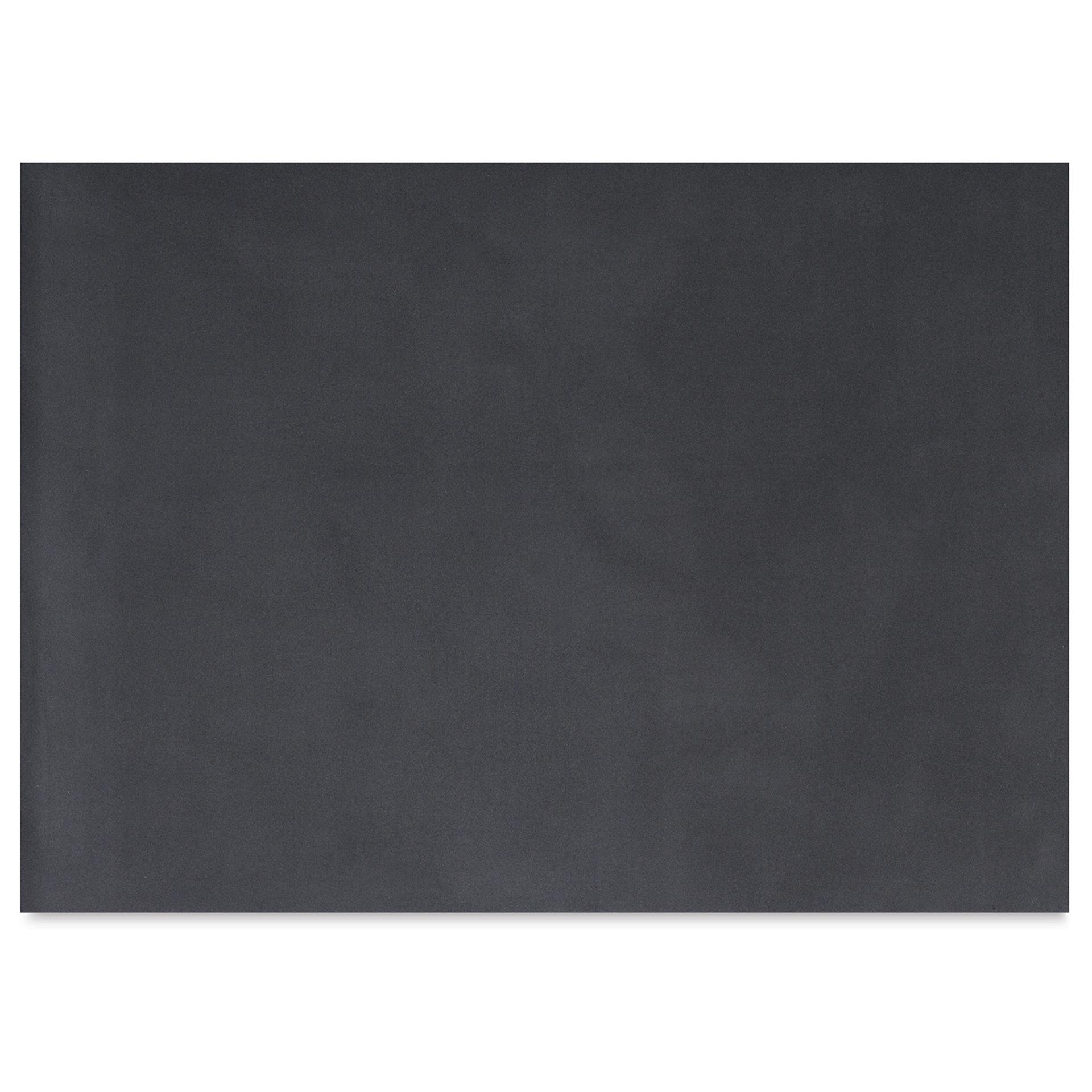 Clairefontaine Pastelmat Mounted Board - Charcoal Grey, 9-1/2" x 12-1/2", full board