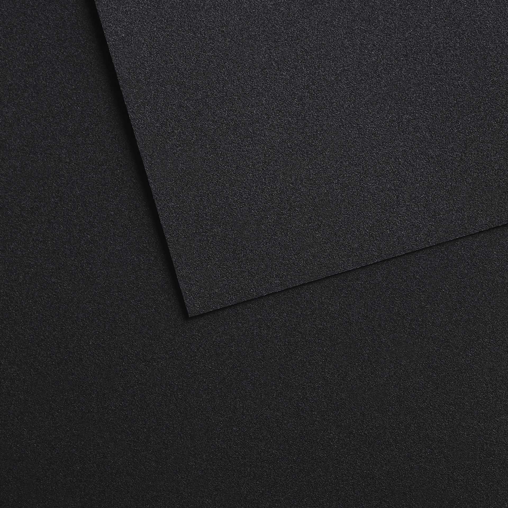 Canson Mi-Teintes Velvet Paper Pad - 12.6" x 16.1", Charcoal Black, single sheet shown