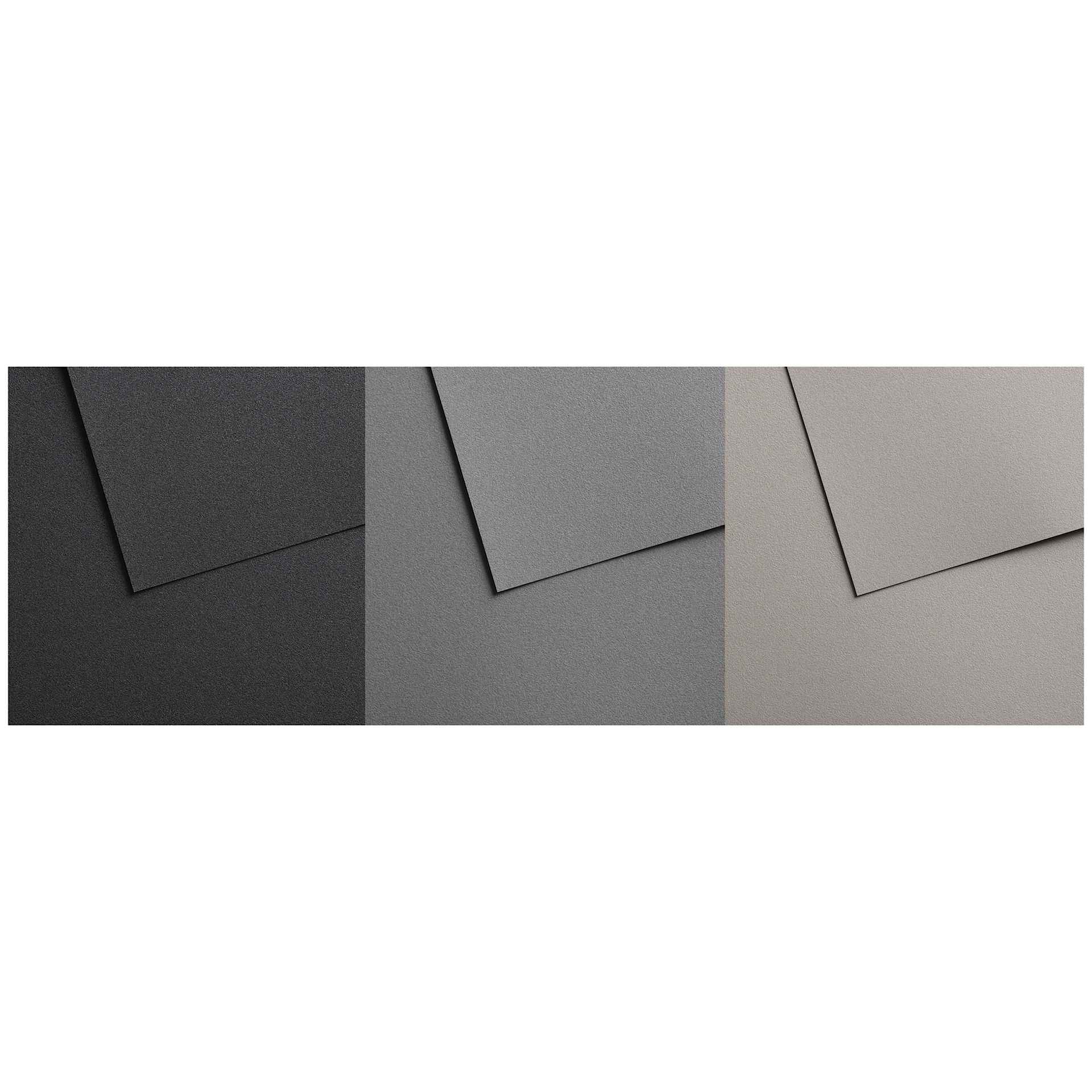 Canson Mi-Teintes Velvet Paper Pad - 12.6" x 16.1", Grey Tones, sheets shown
