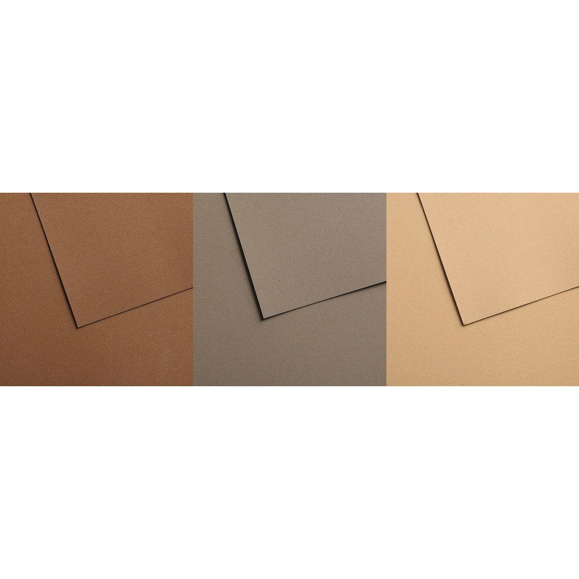 Canson Mi-Teintes Velvet Paper Pad - 9.4" x 12.6", Brown Tones, sheets shown