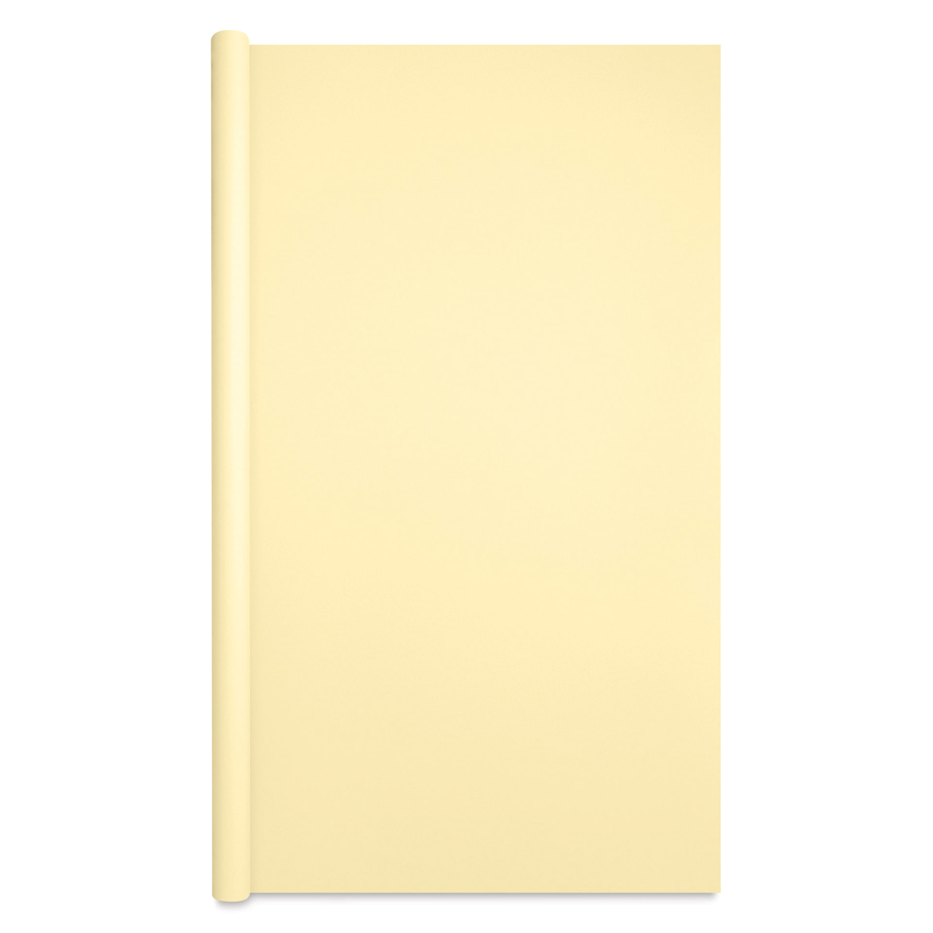 Fadeless Schoolgirl Style Bulletin Paper - Lemon Drop, 47-1/4" x 50' Roll out of packaging
