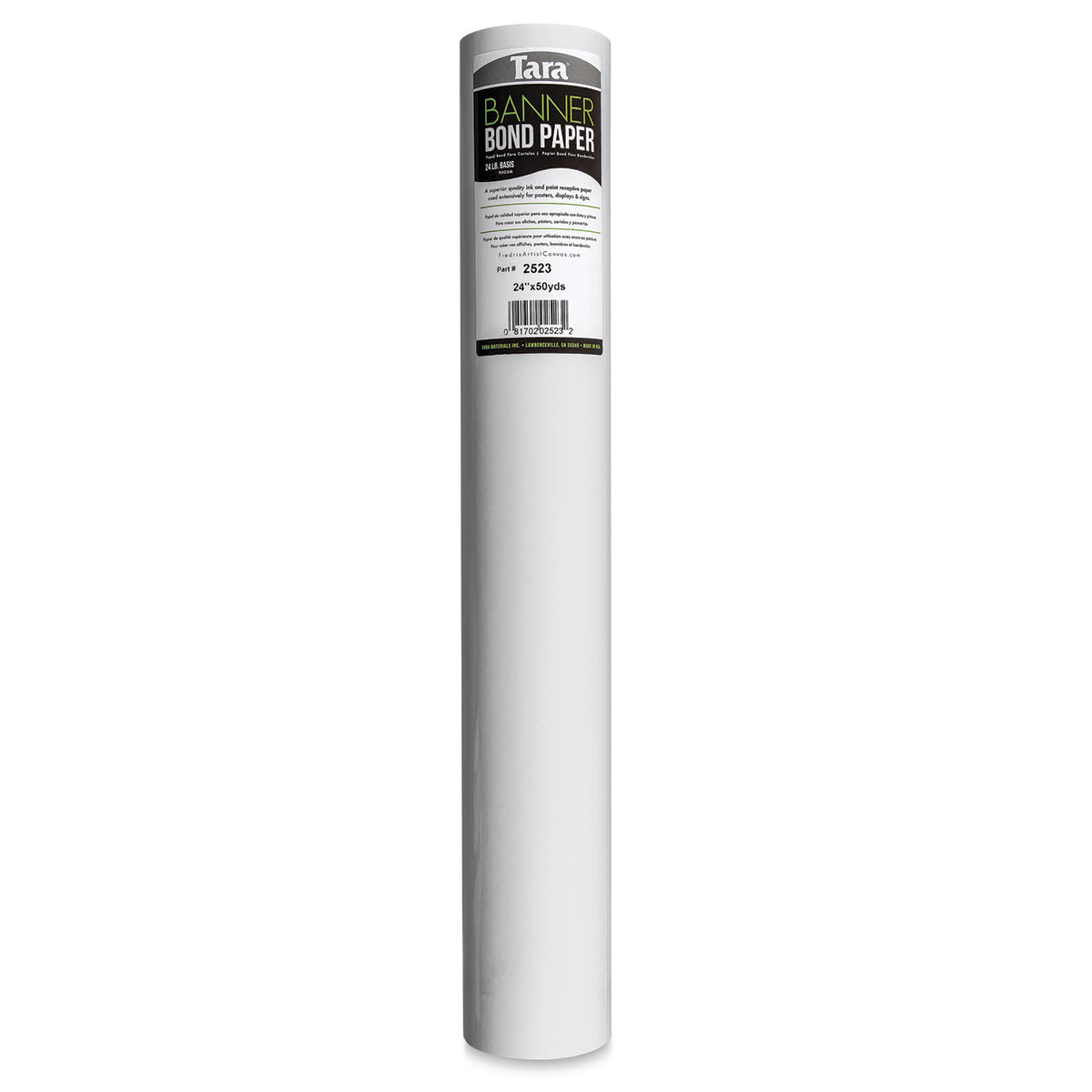 Blick Poster Bond Paper - 24" x 150 ft, White Roll, 20 lb, packaging