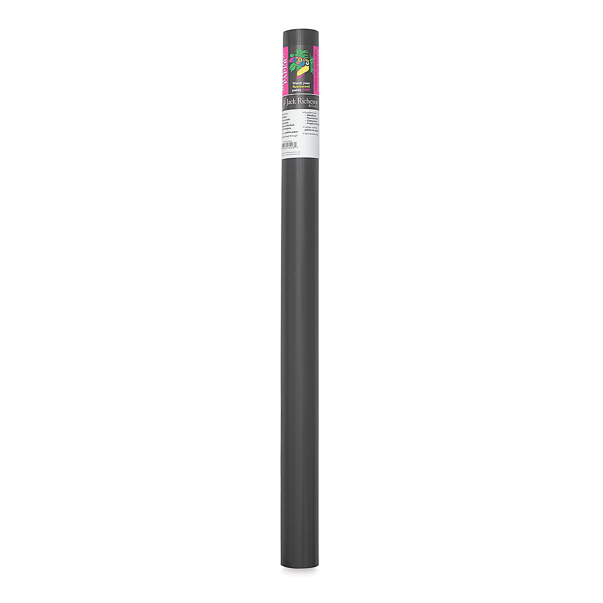 Richeson Butcher Paper - Black roll of paper upright with label
