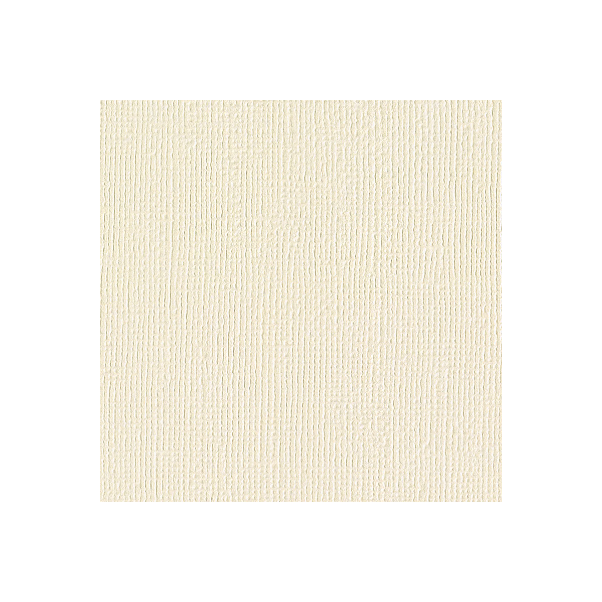 American Crafts Textured Cardstock - Full sheet of Vanilla cardstock