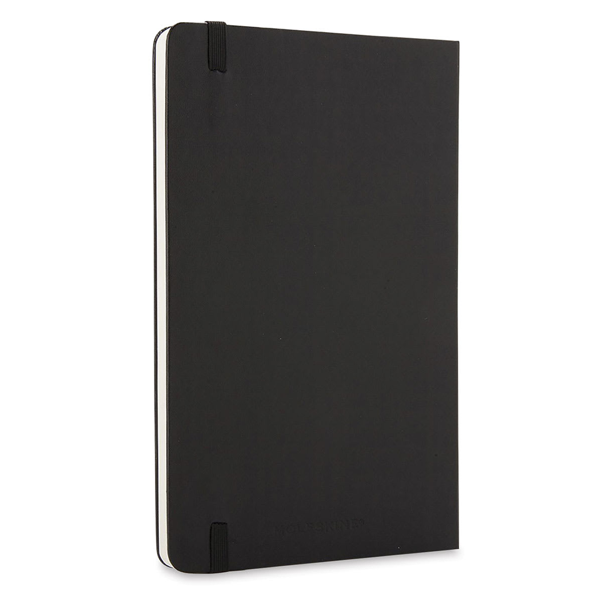 Moleskine Classic Hardcover Notebook - Black, Blank, 5-1/2'' x 3-1/2'' back