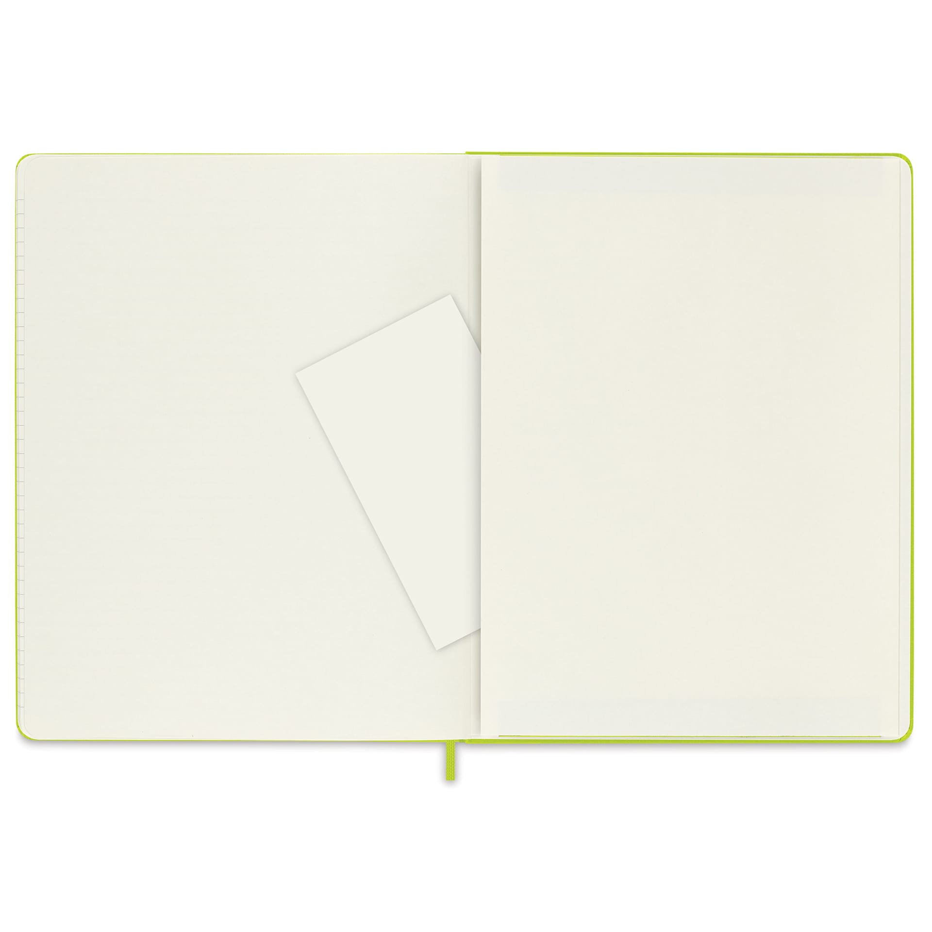 Moleskine Classic Hardcover Notebook - Lemon Green, Ruled, 9-3/4" x 7-1/2"