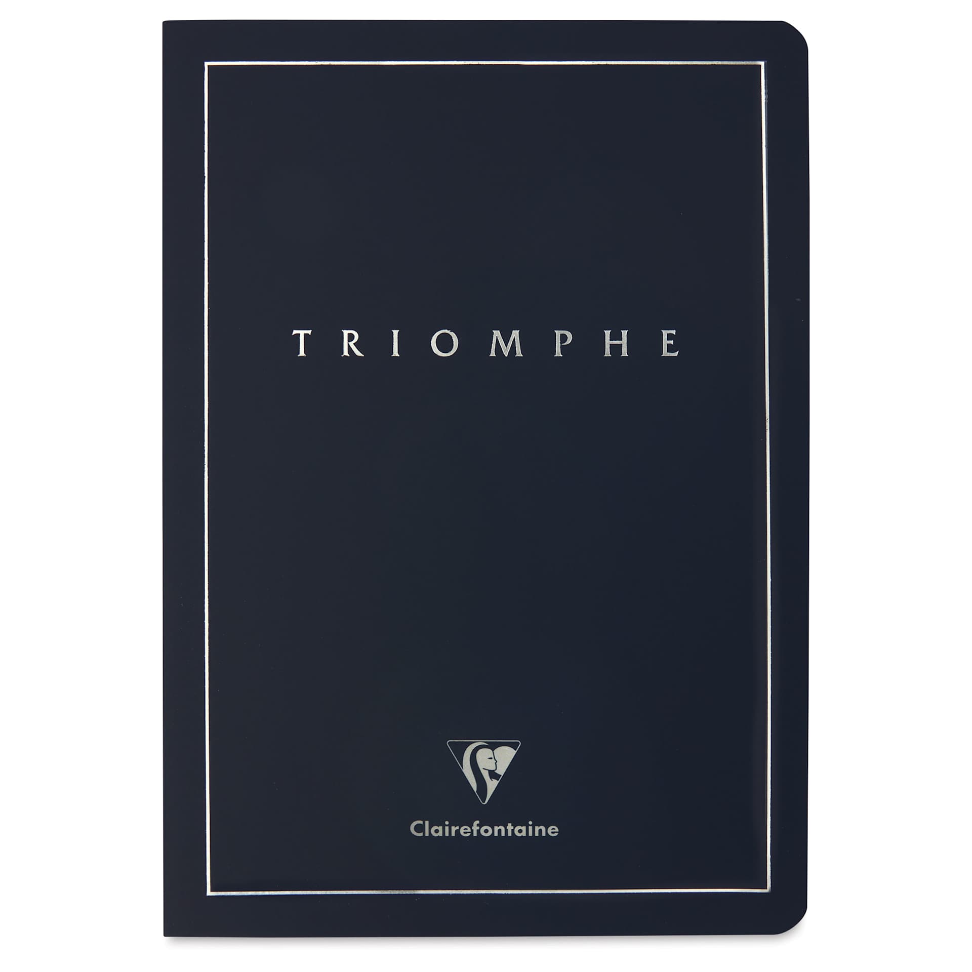 Clairefontaine Triomphe Notebook - Blue, A5, Blank, Portrait, front
