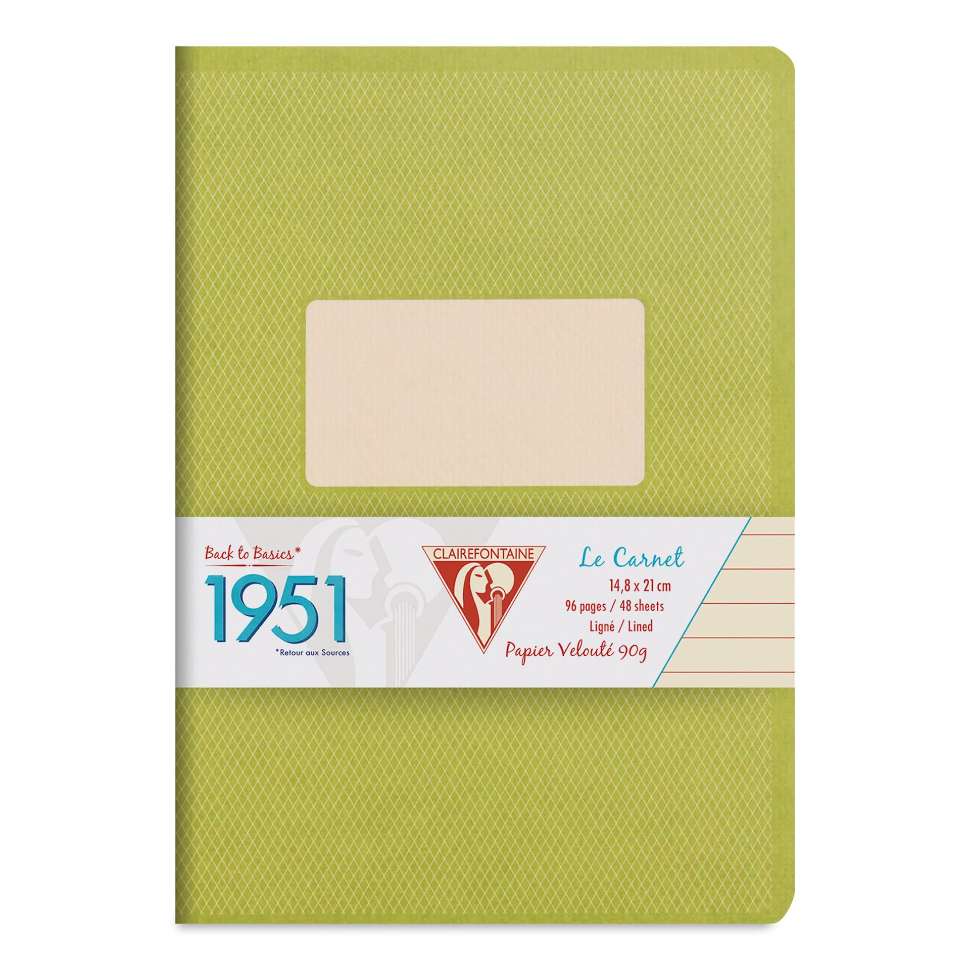 Clairefontaine 1951 Staplebound Notebook - A5, Green