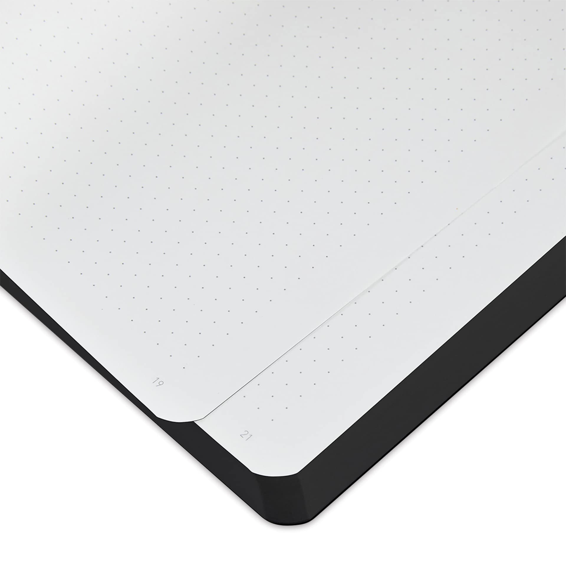 Nuuna Brain Foodies Notebook - Jack, Dot Grid, 6.5" x 8.7", corner of sheet