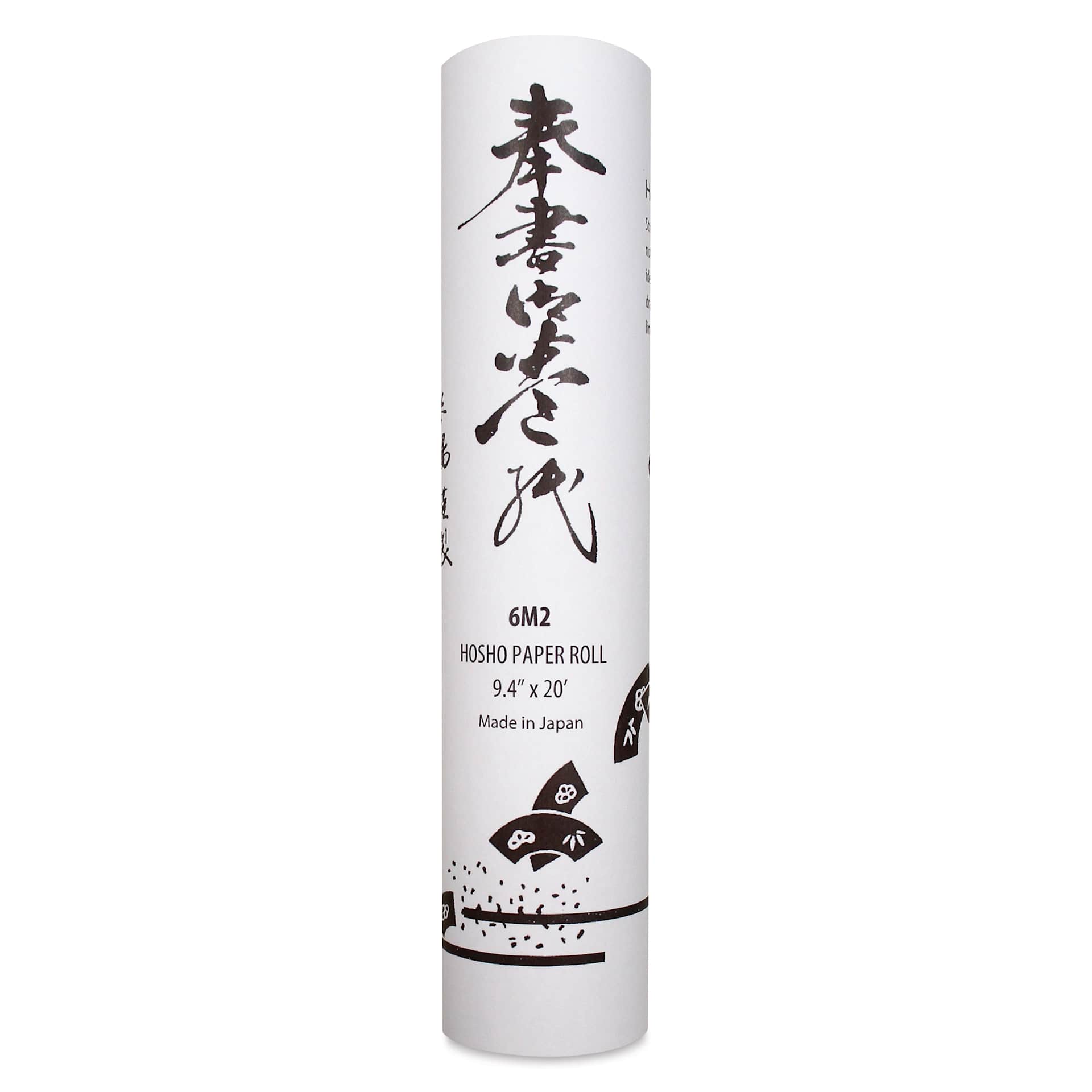 Yasutomo Sumi Painting Paper Roll - 9-1/2" x 20 ft, Hosho, 63 gsm