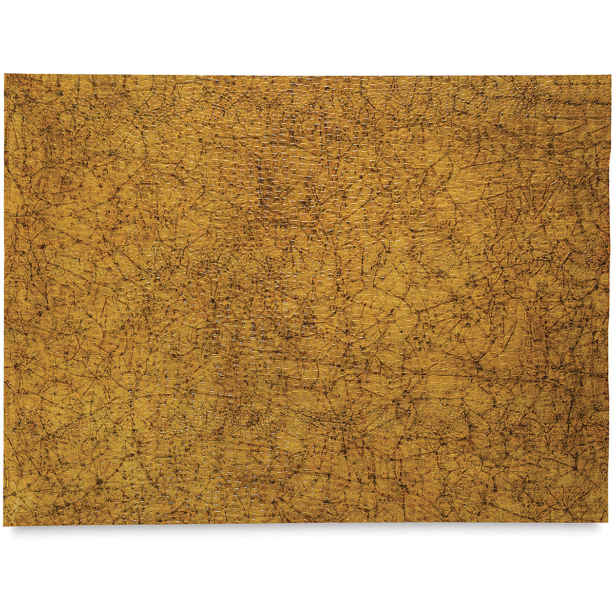 Black Ink Embossed Reptilian Papers - Closeup of Desert Gold Reptile sheet to show texture
