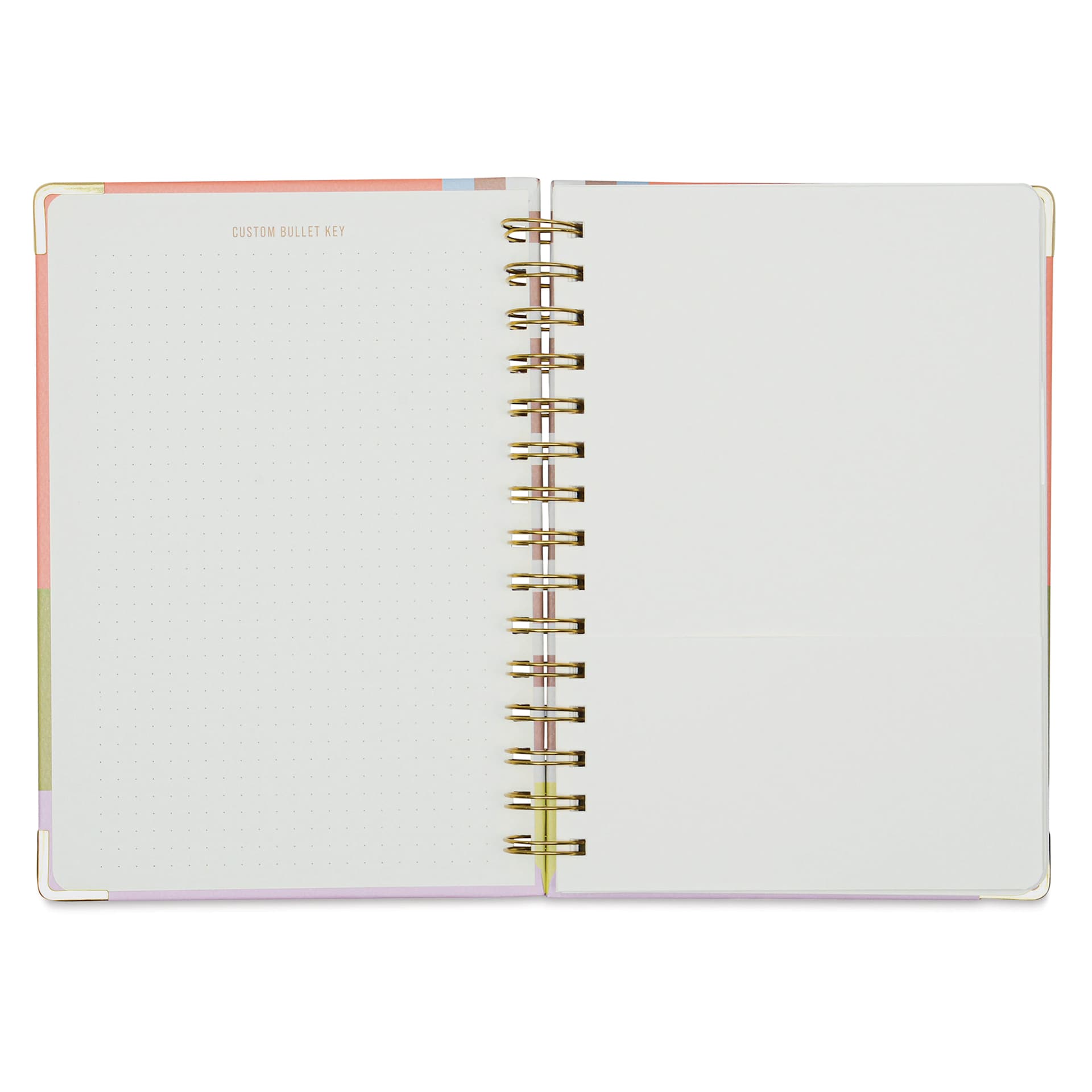 DesignWorks Ink Undated 13-month Perpetual Planner - Geometry, 6-1/4" x 8-1/4", custom bullet key page