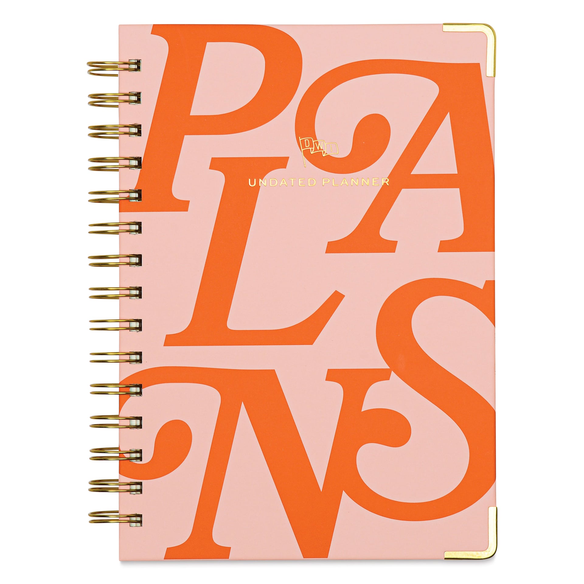 DesignWorks Ink Undated 13-month Perpetual Planner - Plans, 6-1/4" x 8-1/4"
