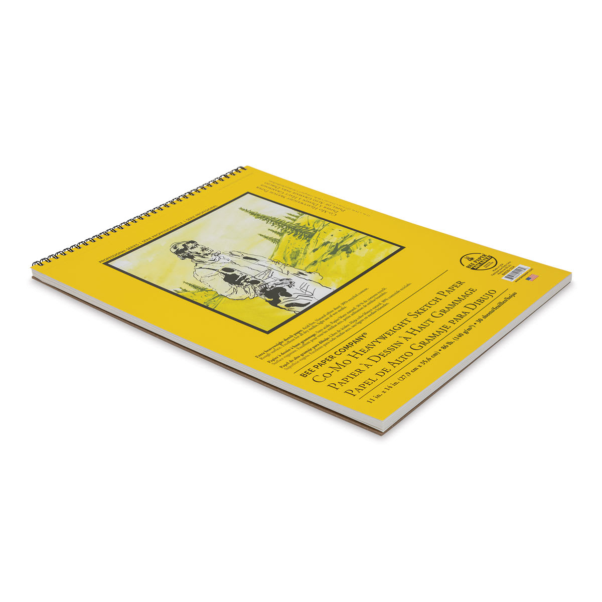 Bee Paper Co-Mo Sketch Pad - 11" x 14", 30 Sheets