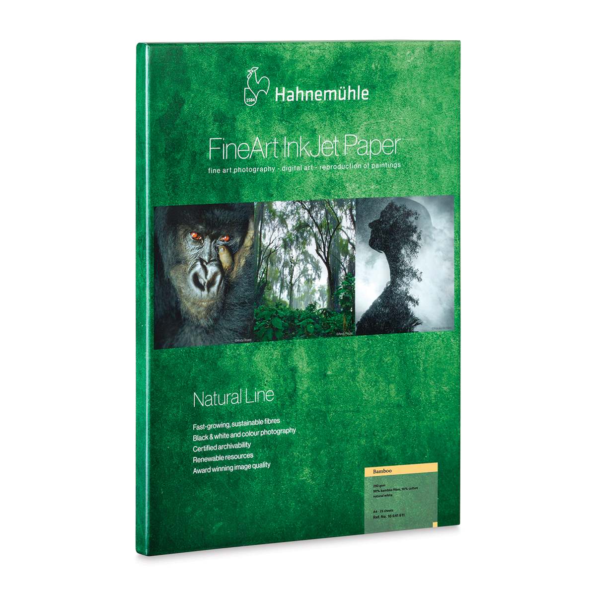 Hahnemuhle Bamboo Inkjet Paper - 13" x 19", 25 Sheets, packaging