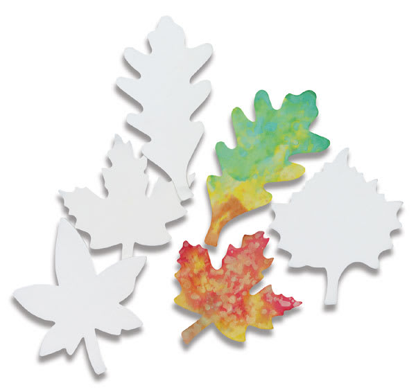 Leaf Shapes, Pack of 80