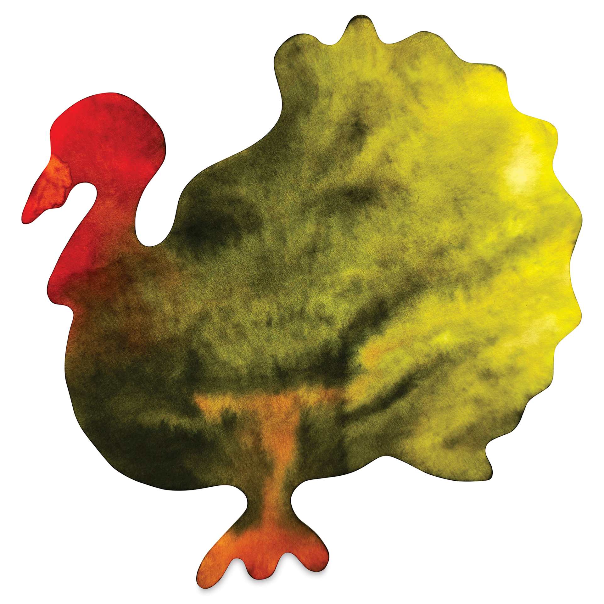 Roylco Color Diffusing Paper Pack - Fall Seasonal Shapes, Pkg of 96 turkey completed project